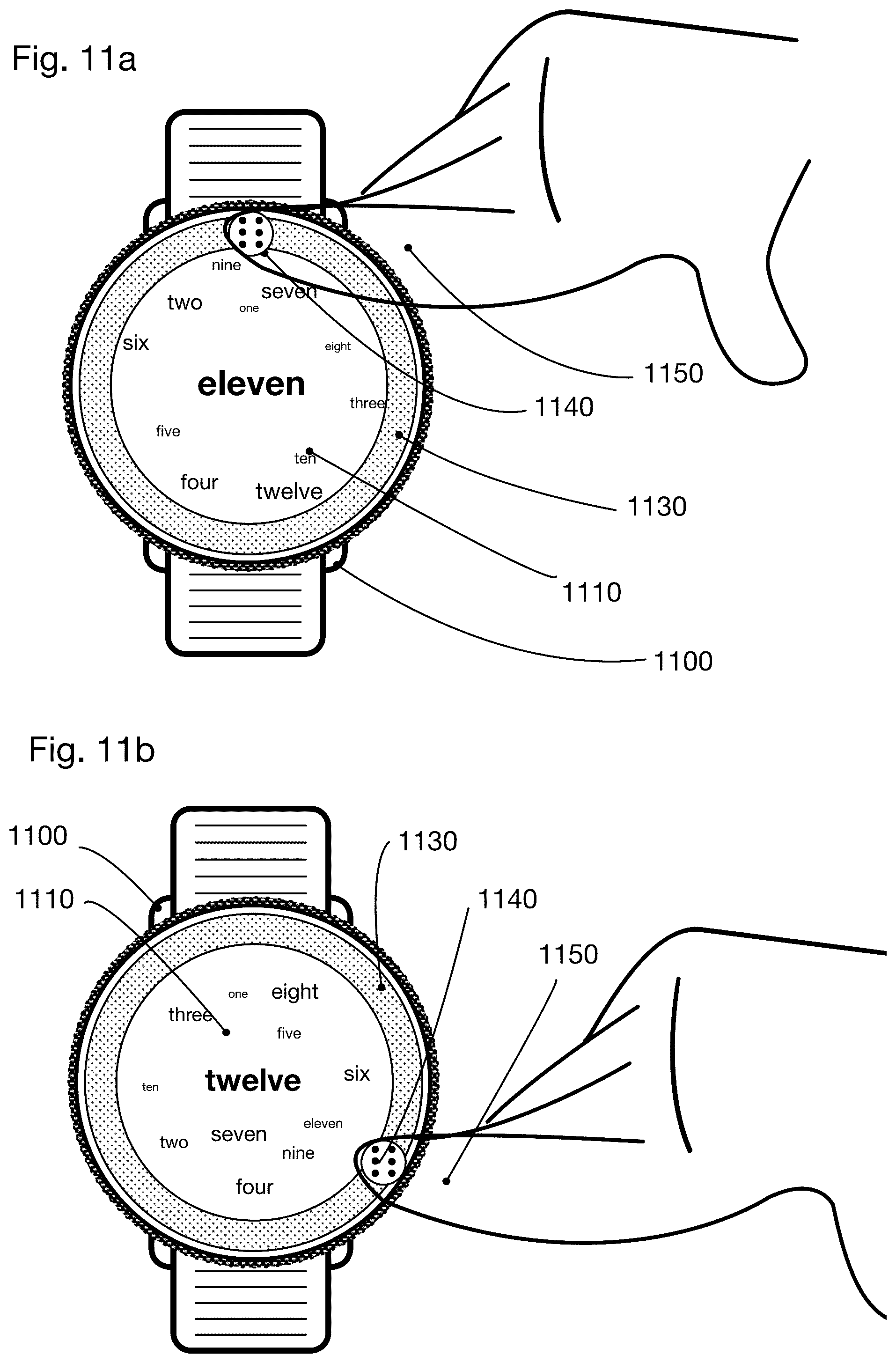 Patent US12174592 Figure 9 – Wearable smart watch with a control-ring and a user feedback mechanism