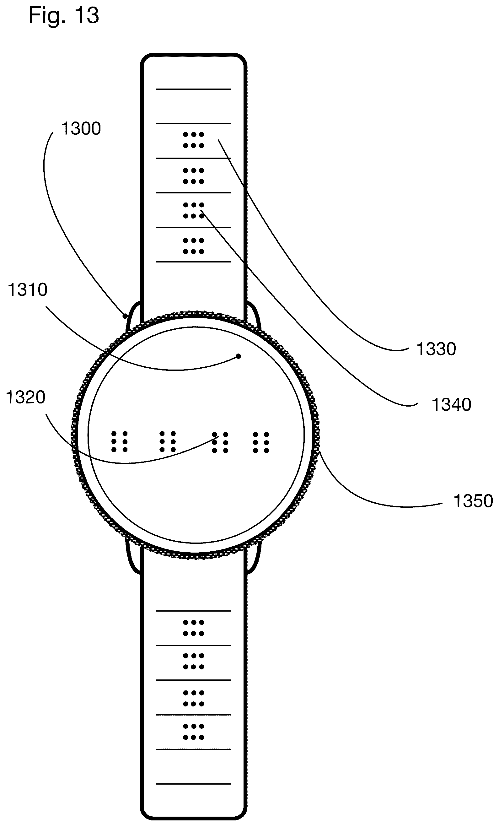 Patent US12174592 Figure 11 – Wearable smart watch with a control-ring and a user feedback mechanism