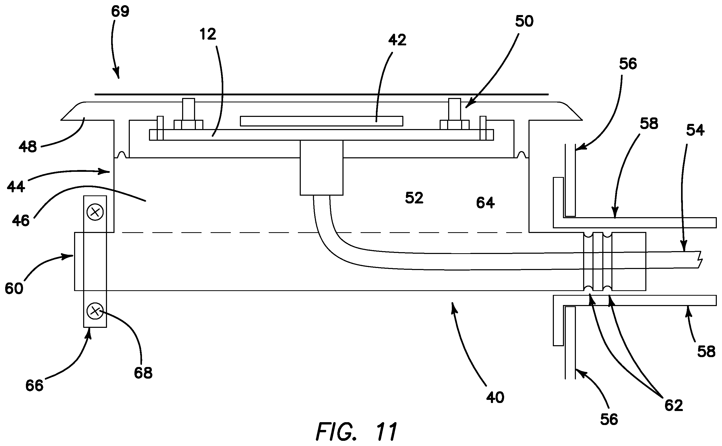 Patent US12174600 Figure 6 – Power bus bar and swivelable user interface for spa control system