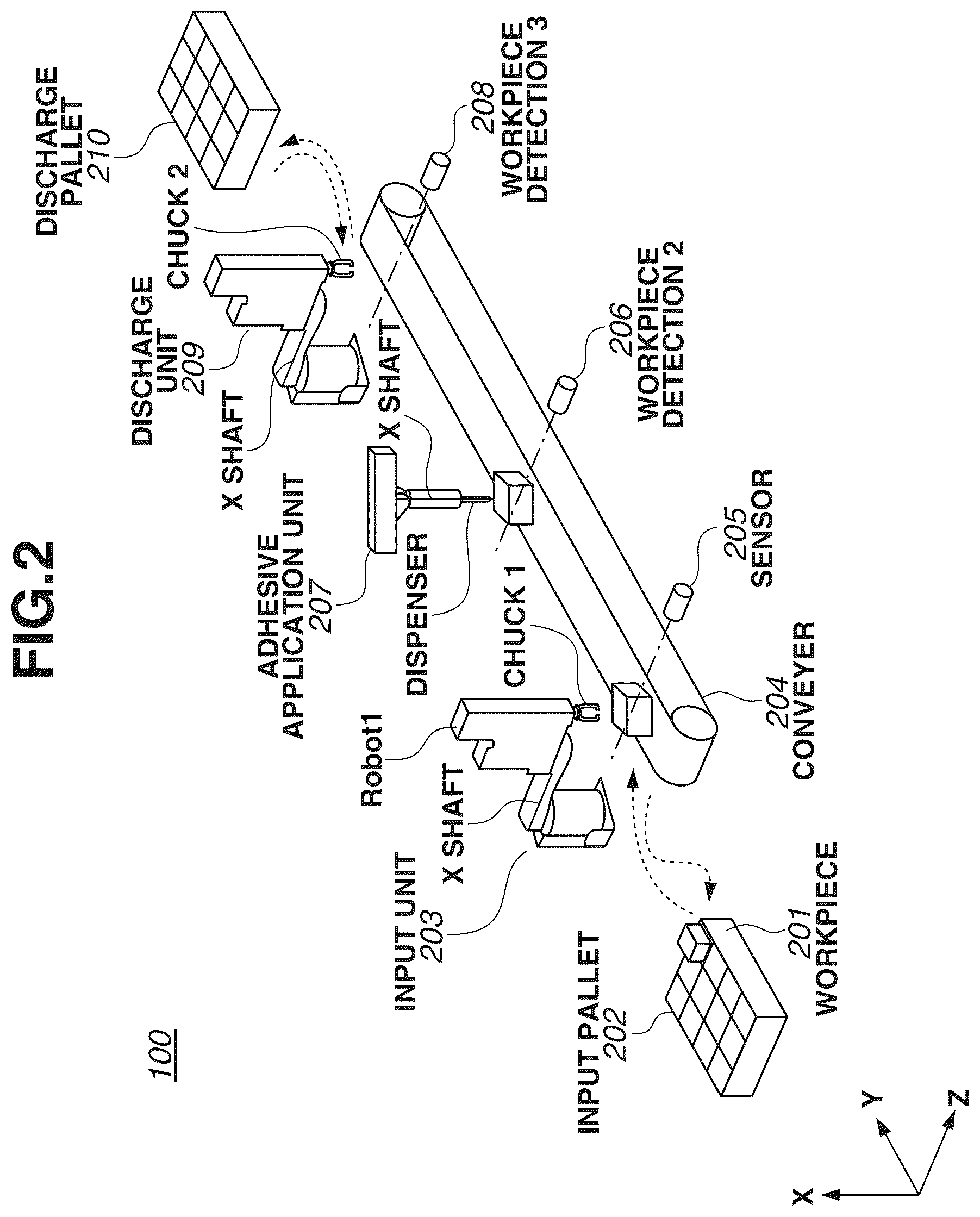 Patent US12174608 Figure 2 – Information processing apparatus, method of controlling information processing apparatus, production system, method of manufacturing article, and recording medium