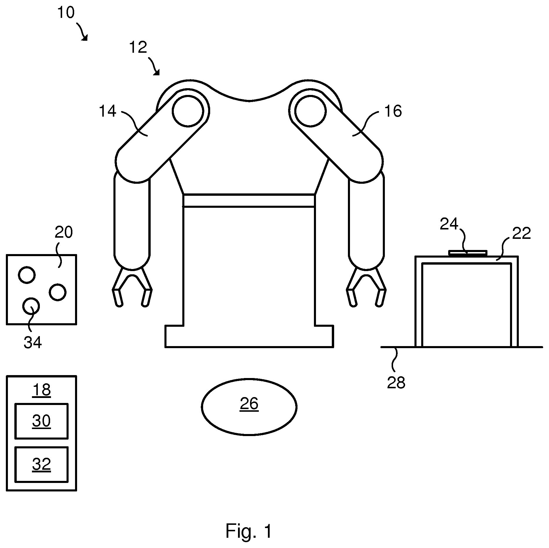 Patent US12174611 Figure 1 – Method of controlling an industrial system, control system and industrial system