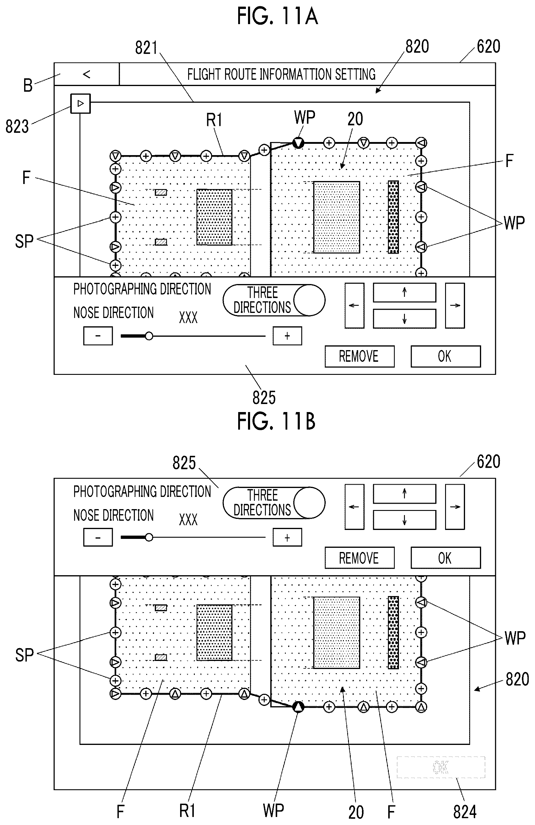 Patent US12174630 Figure 10 – Display device and route display program