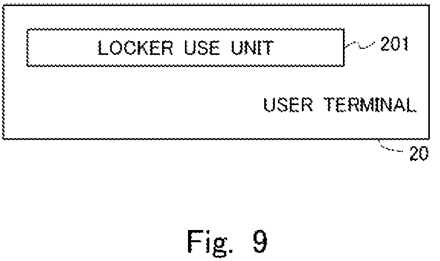 Patent US12174635 Figure 9 – Information processing apparatus, information processing method, and non-transitory storage medium storing program for generating route based on event and a deposit point of a baggage or a pick-up point of the baggage