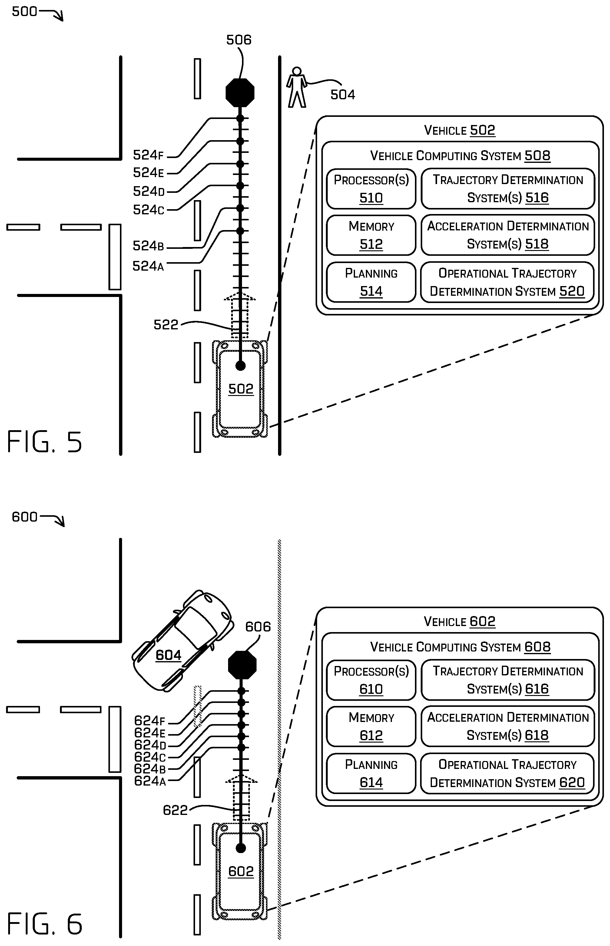 Patent US12174637 Figure 5 – Systems and methods for spatially controlled acceleration and deceleration