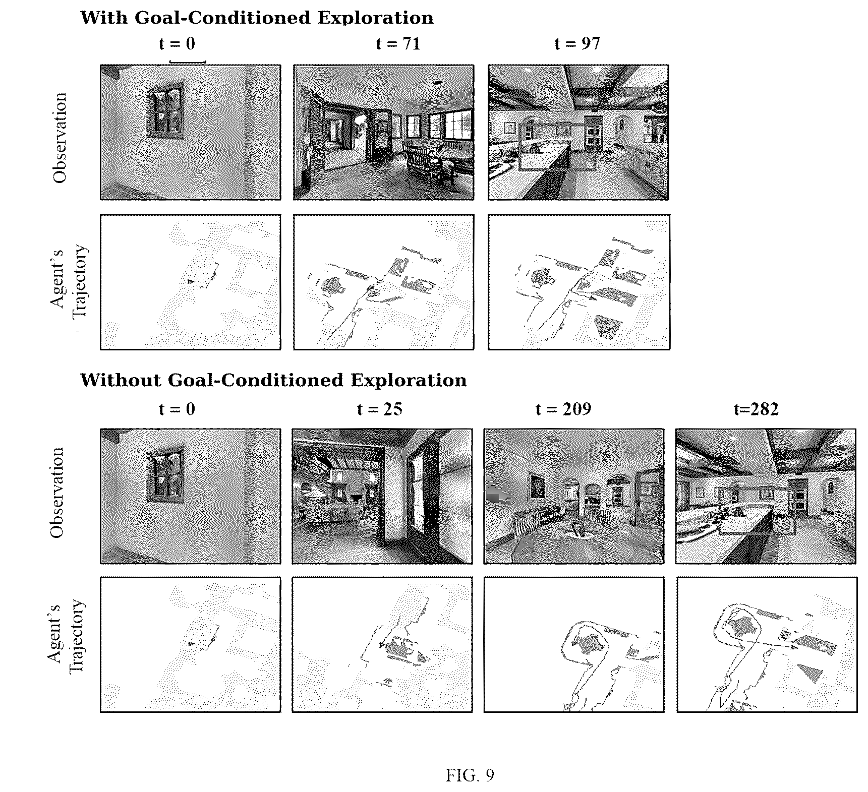 Patent US12174639 Figure 10 – Methods and system for goal-conditioned exploration for object goal navigation