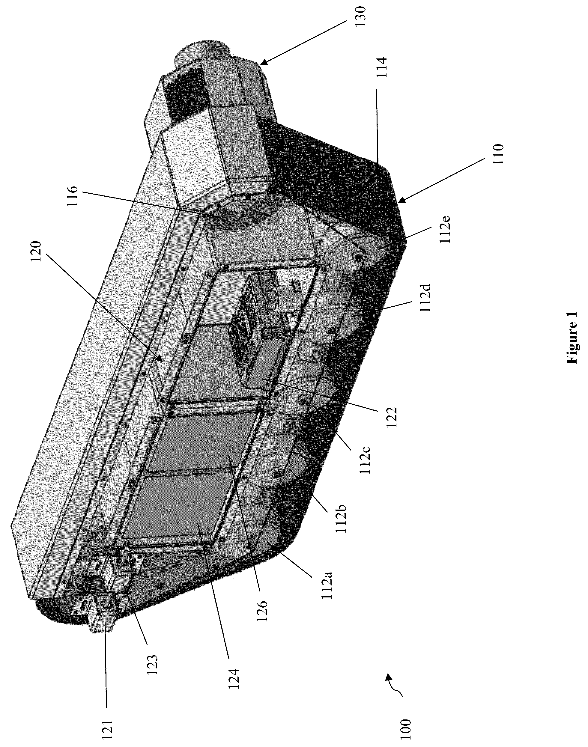 Patent US12174642 Figure 1 – Modular robotic system