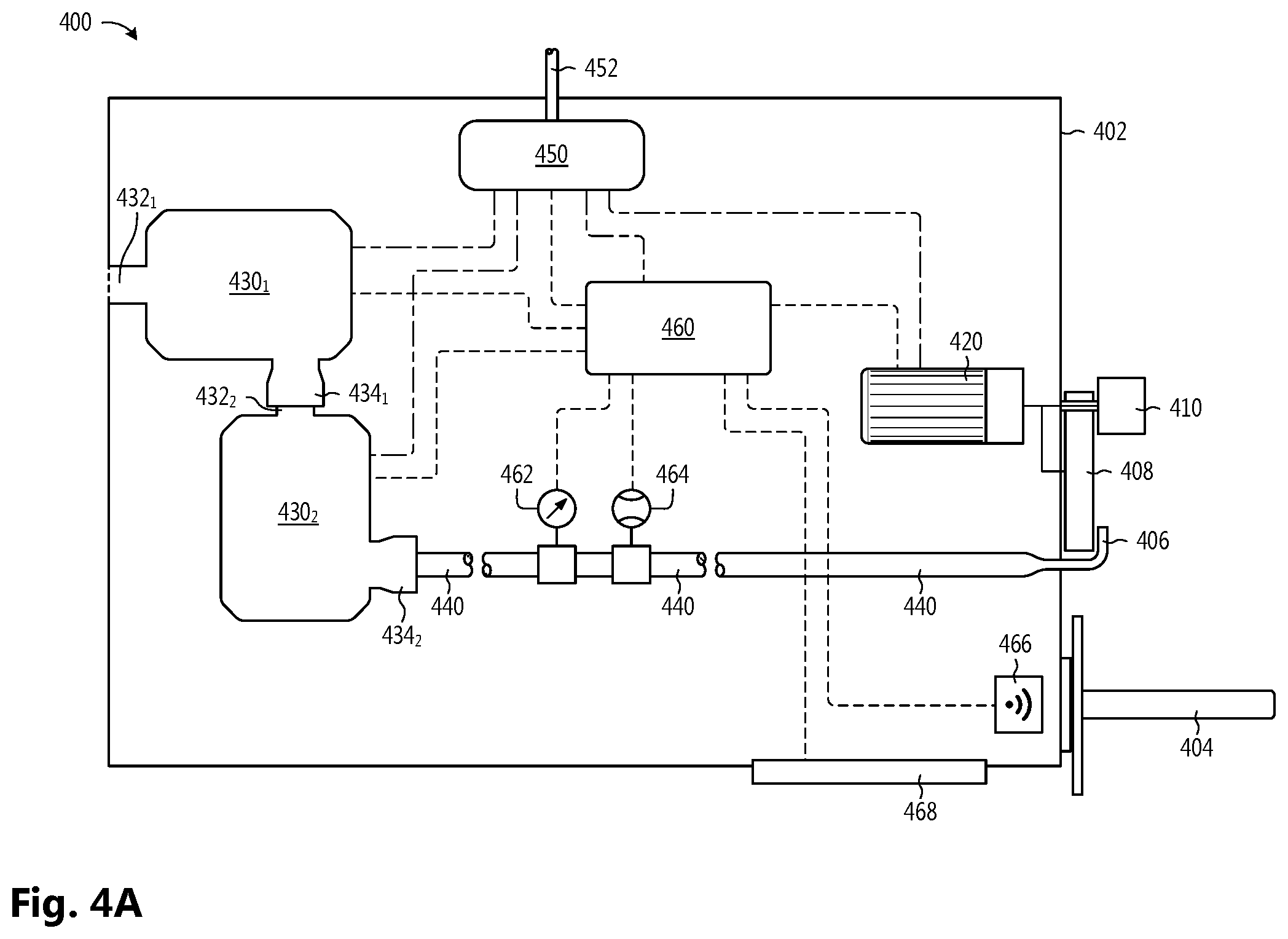 Patent US12174646 Figure 5 – Inflators for inflatable webs with gas moving devices in series