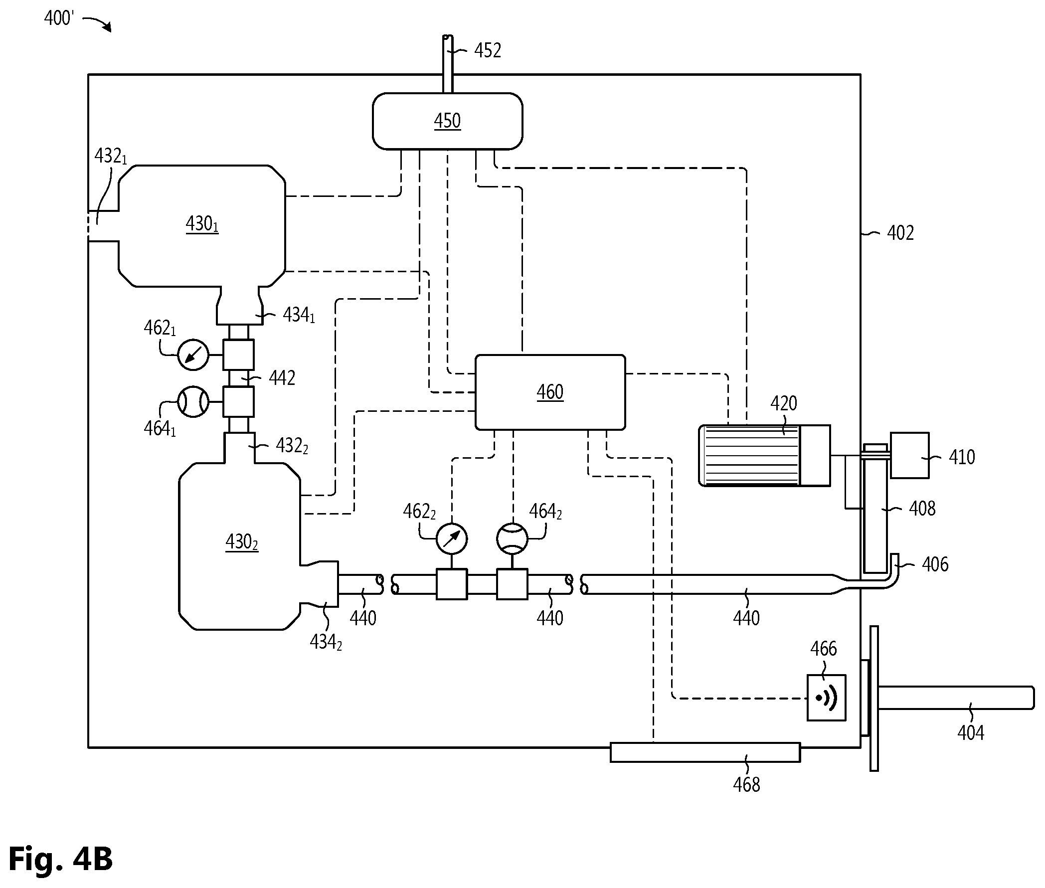 Patent US12174646 Figure 6 – Inflators for inflatable webs with gas moving devices in series