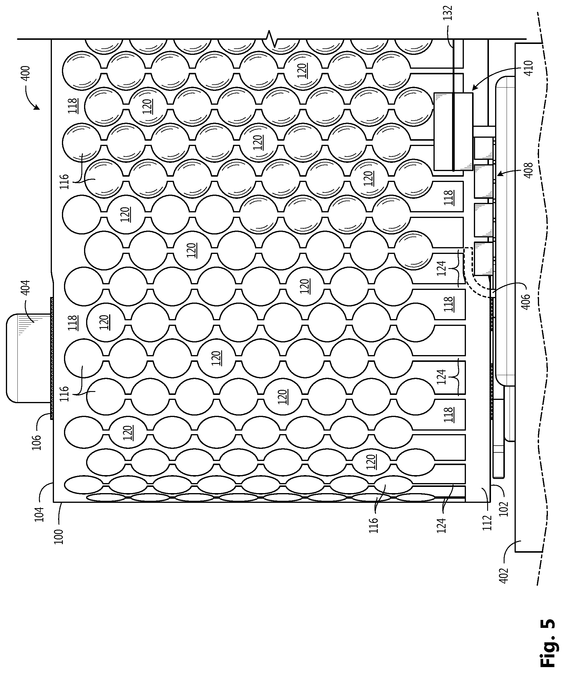 Patent US12174646 Figure 8 – Inflators for inflatable webs with gas moving devices in series