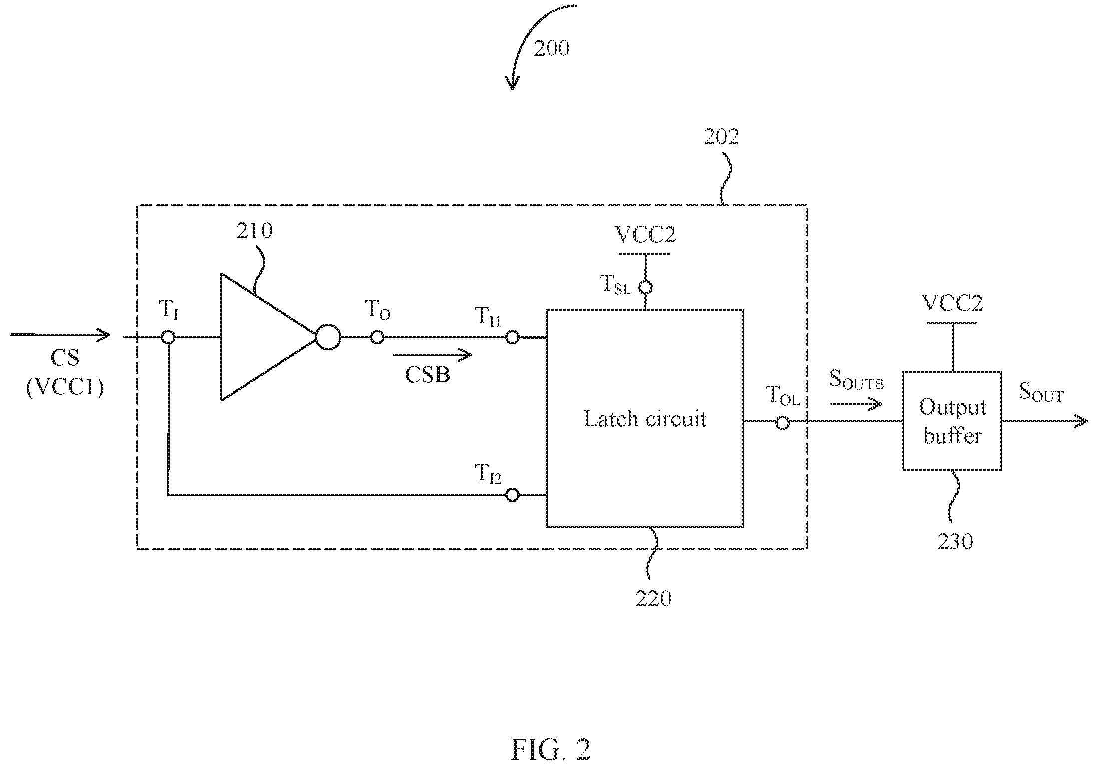 Patent US12174648 Figure 2 – Power management circuit and method for integrated circuit having multiple power domains