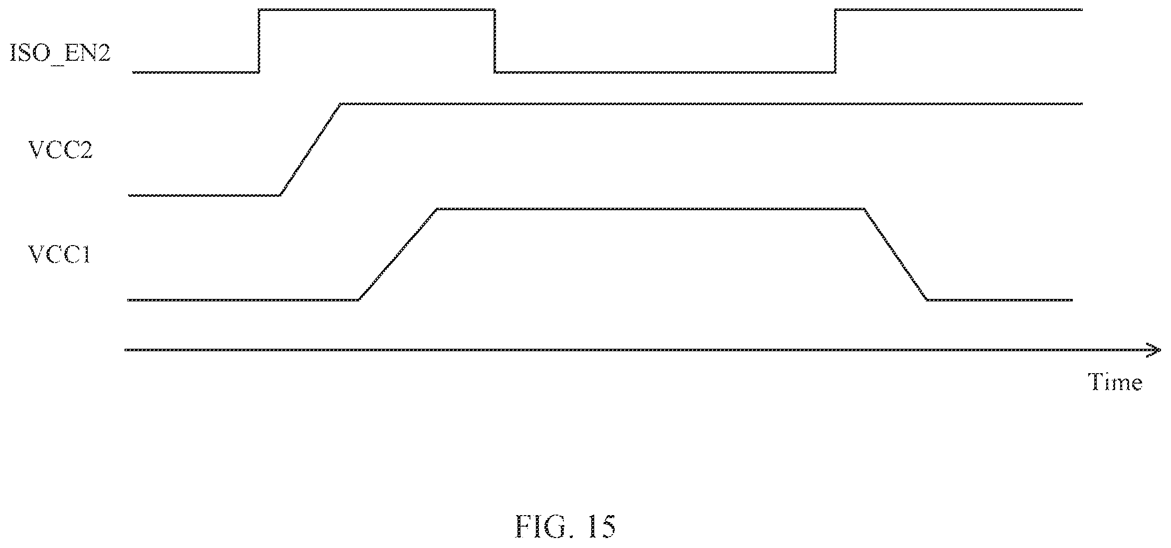 Patent US12174648 Figure 15 – Power management circuit and method for integrated circuit having multiple power domains
