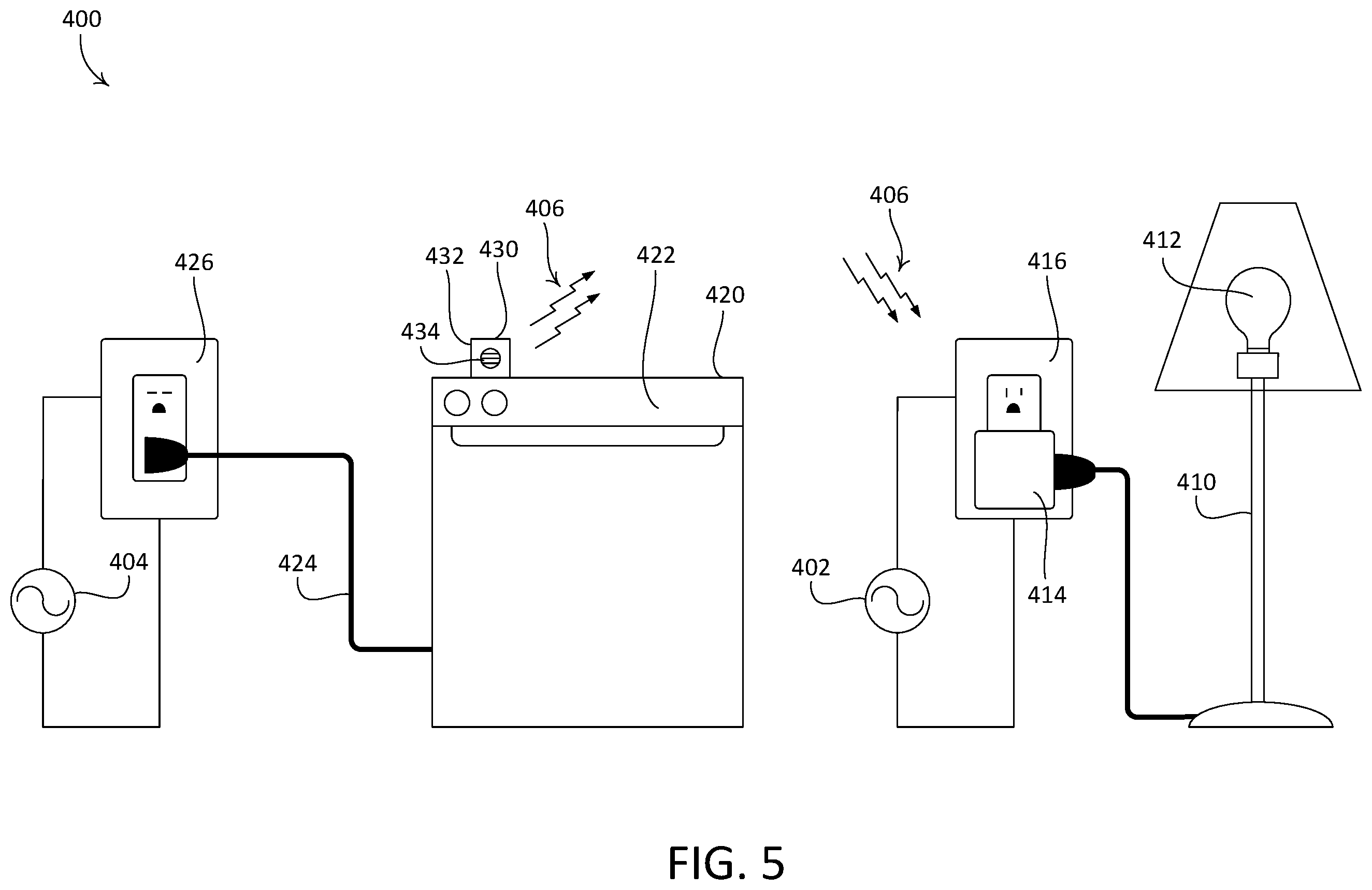 Patent US12174652 Figure 5 – Load-sensing remote control device for use in a load control system