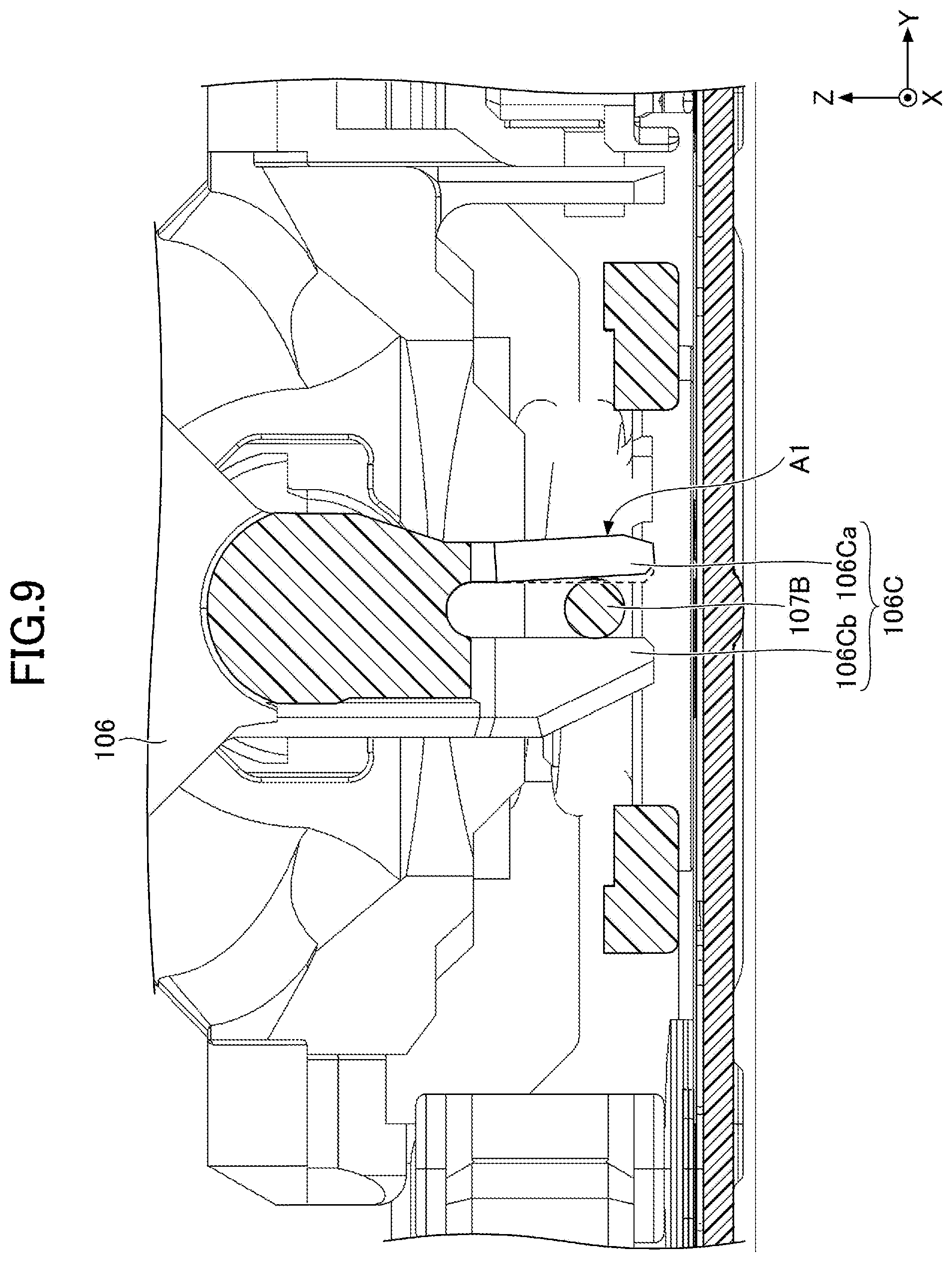 Patent US12174654 Figure 9 – Operation device for inproving accuracy of value of output signal indicating a neutral position