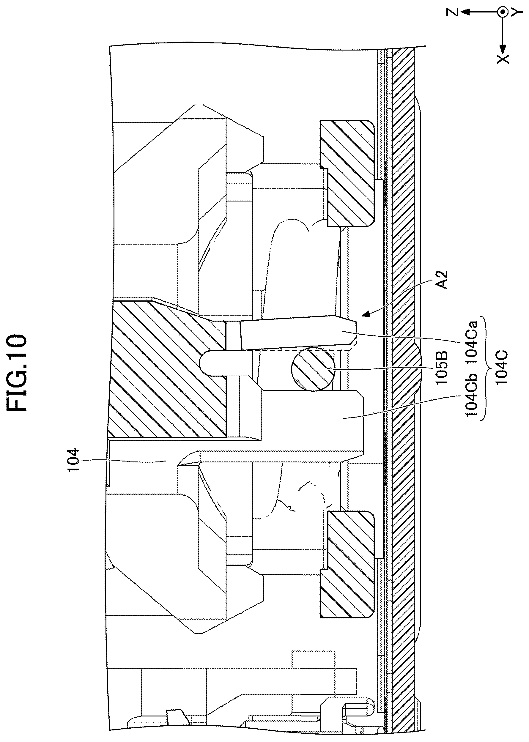 Patent US12174654 Figure 10 – Operation device for inproving accuracy of value of output signal indicating a neutral position
