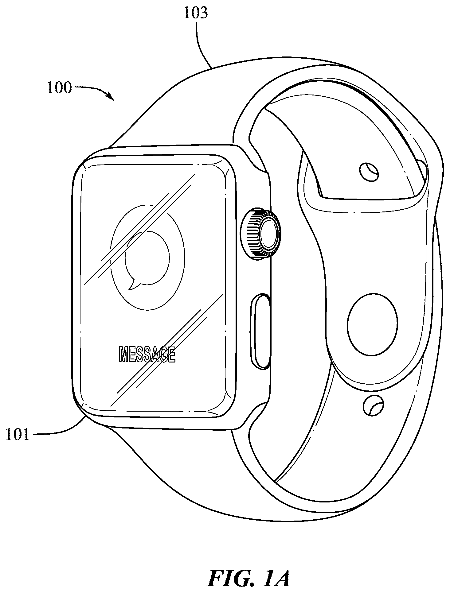 Patent US12174660 Figure 1 – Electronic device