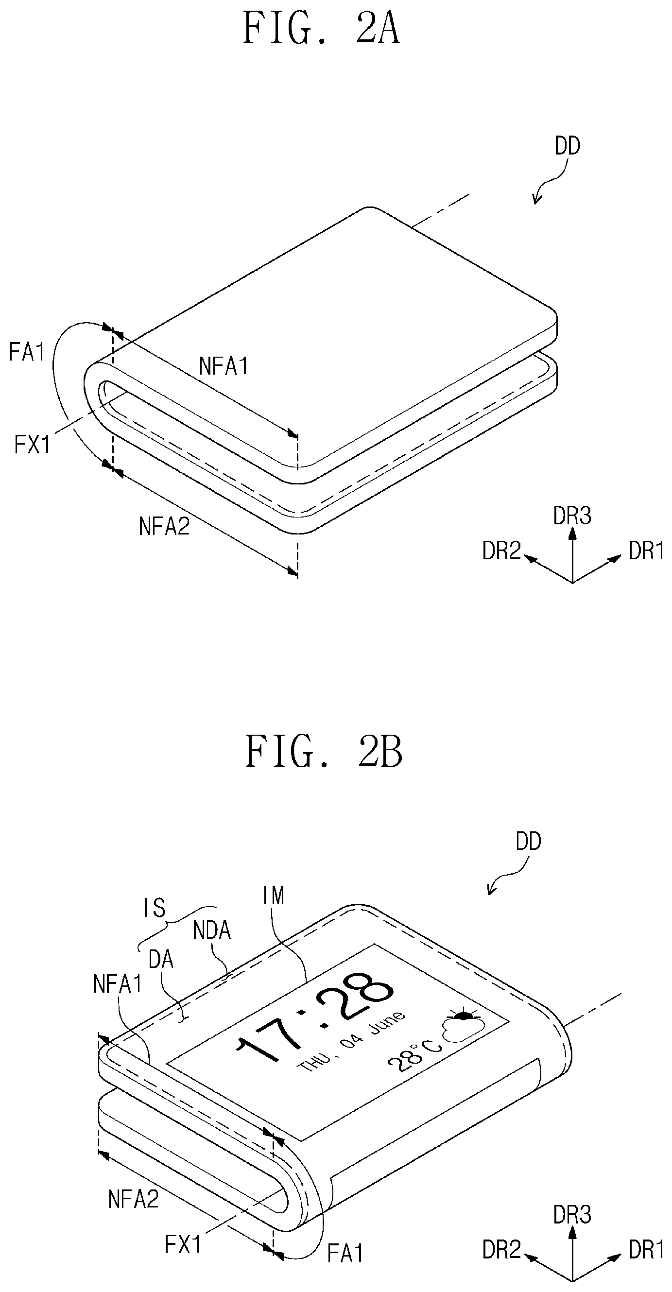Patent US12174664 Figure 2 – Display device and manufacturing method of window
