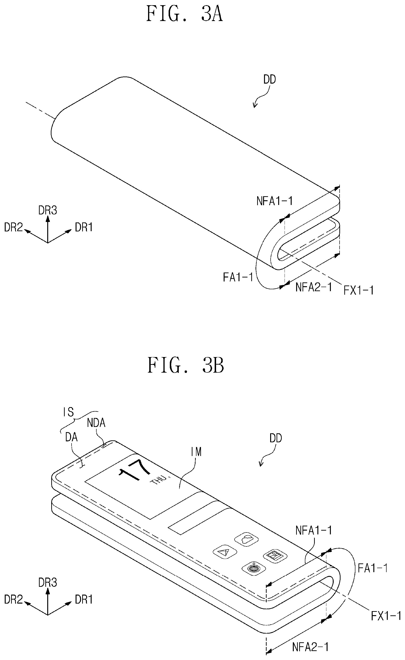 Patent US12174664 Figure 3 – Display device and manufacturing method of window