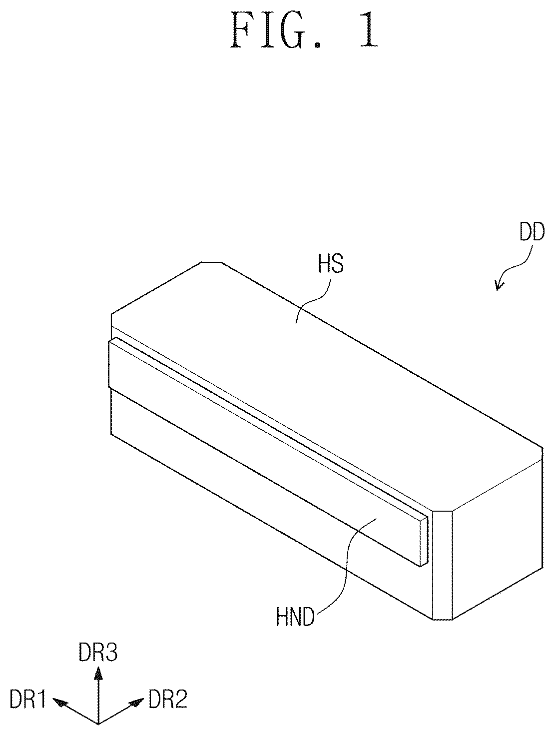 Patent US12174667 — Display device and method of manufacturing the same — Figure 1