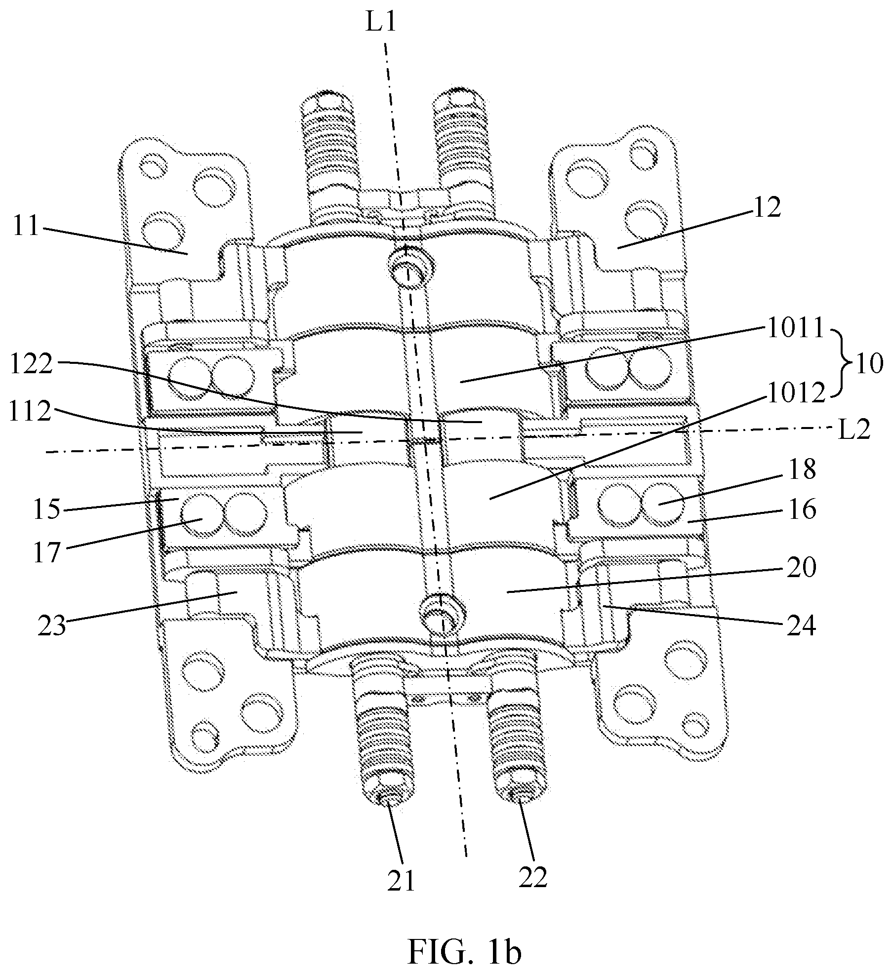 Patent US12174669 Figure 2 – Hinge apparatus and foldable display apparatus