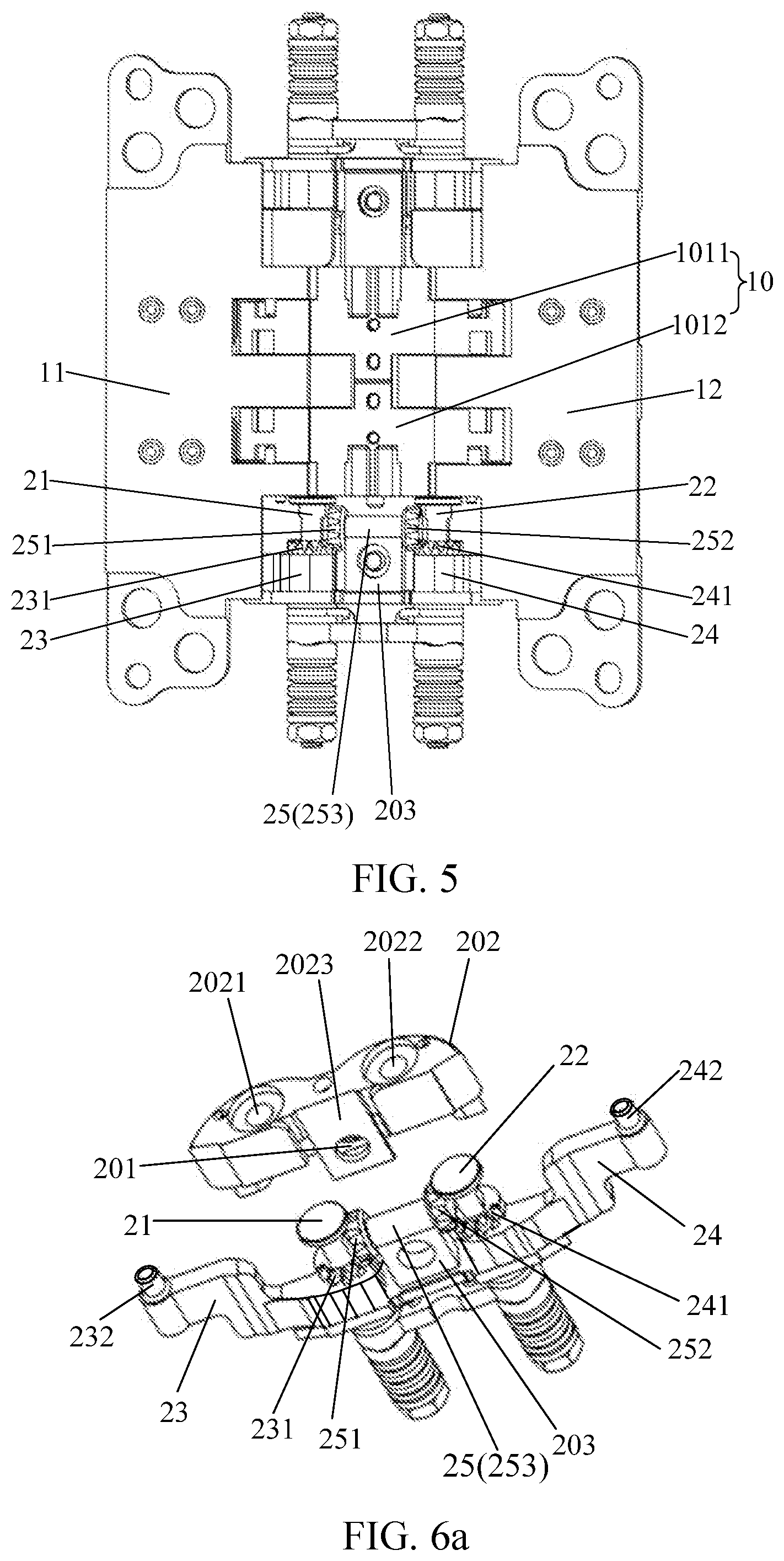 Patent US12174669 Figure 5 – Hinge apparatus and foldable display apparatus