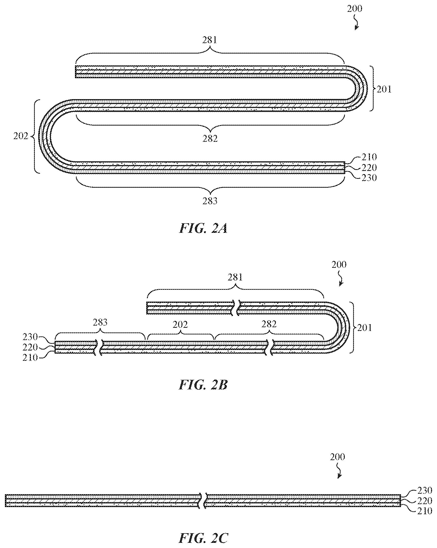 Patent US12174671 Figure 2 – Foldable cover and display for an electronic device