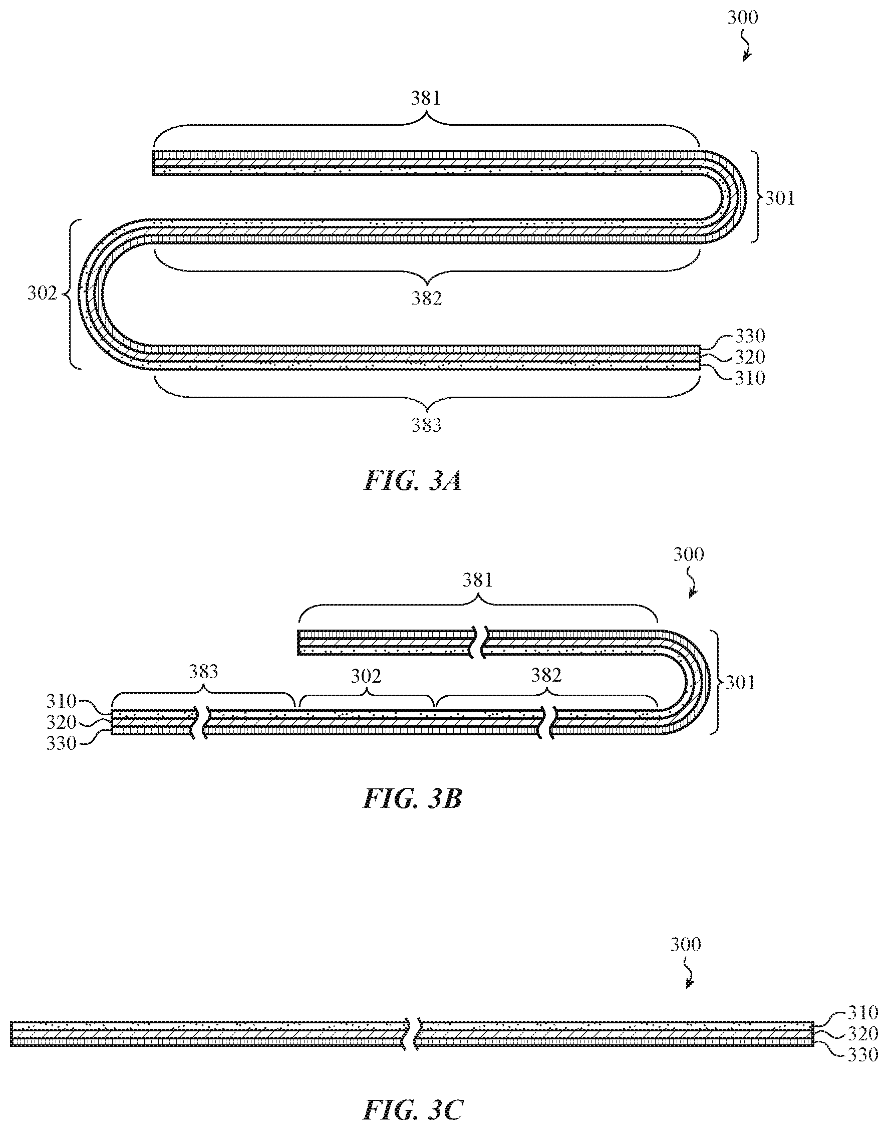 Patent US12174671 Figure 3 – Foldable cover and display for an electronic device