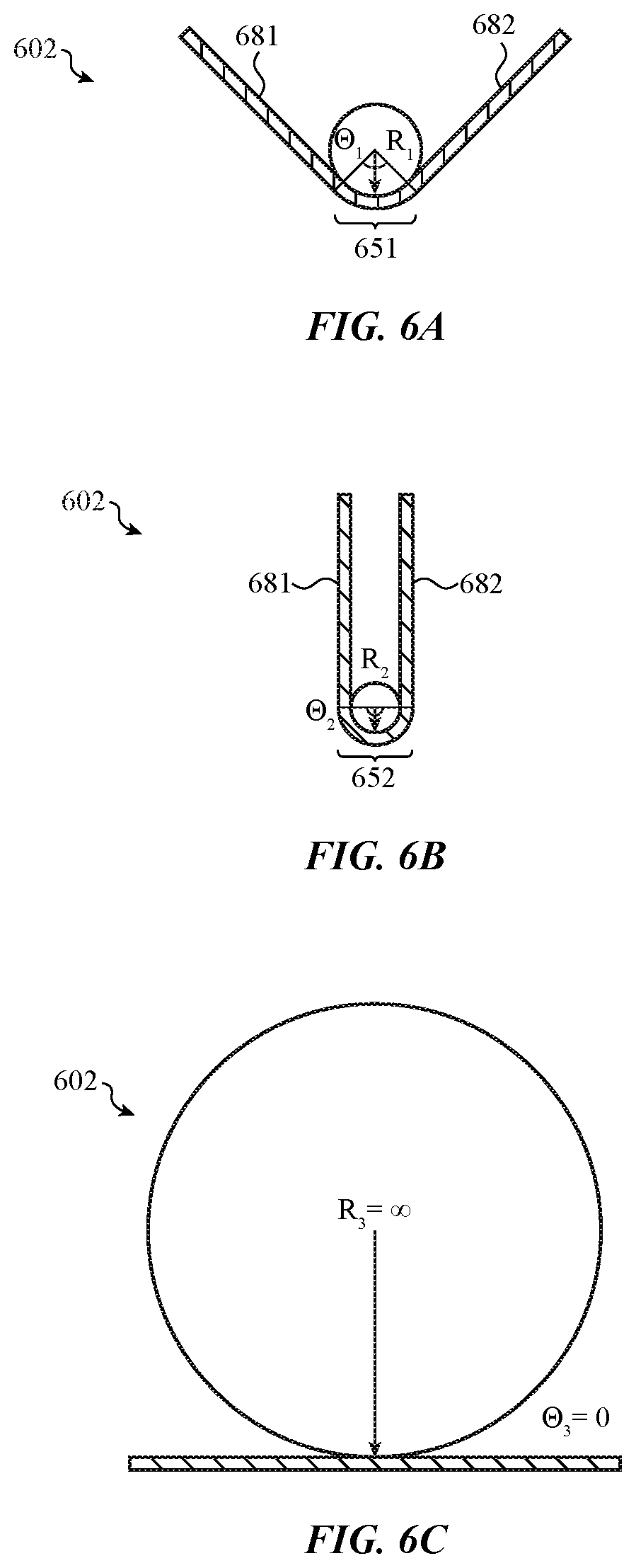 Patent US12174671 Figure 6 – Foldable cover and display for an electronic device
