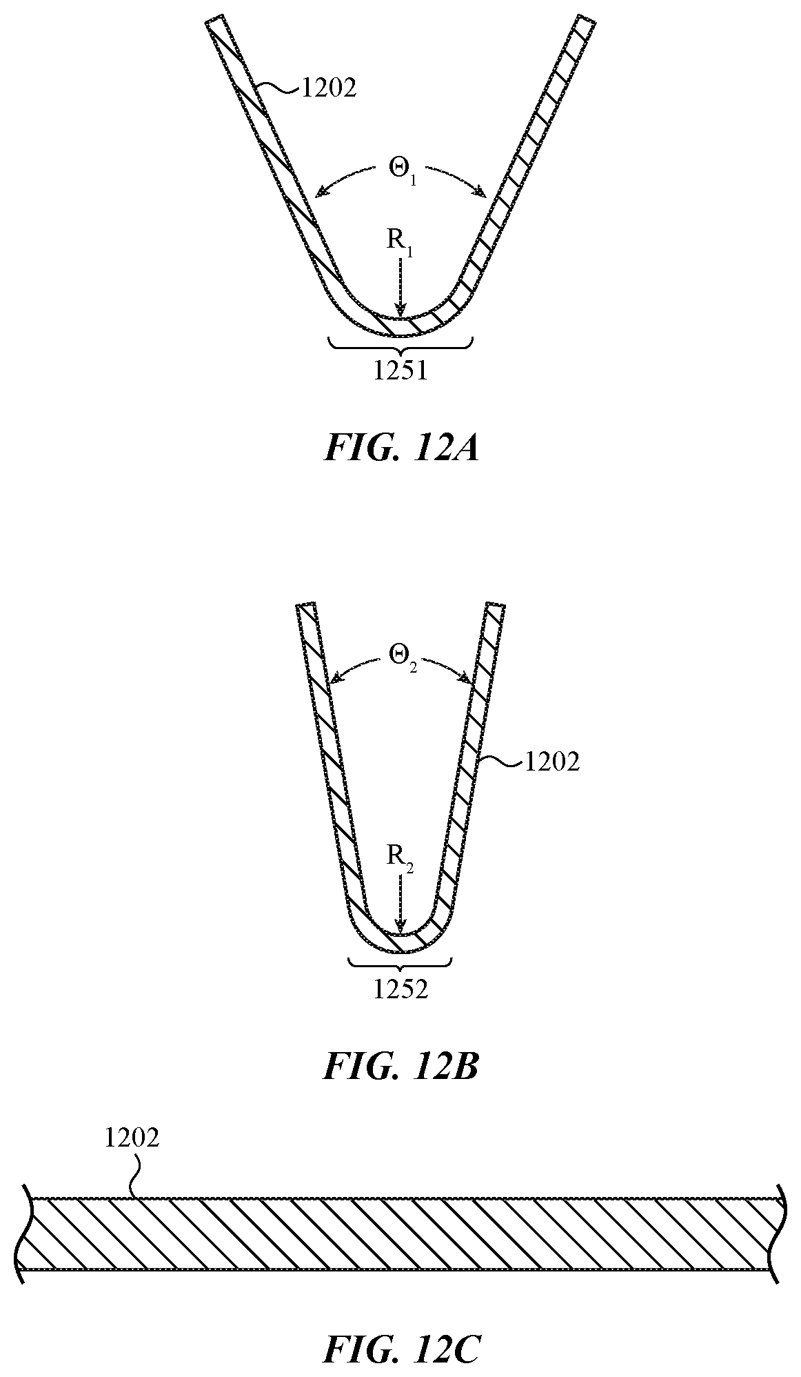 Patent US12174671 Figure 12 – Foldable cover and display for an electronic device