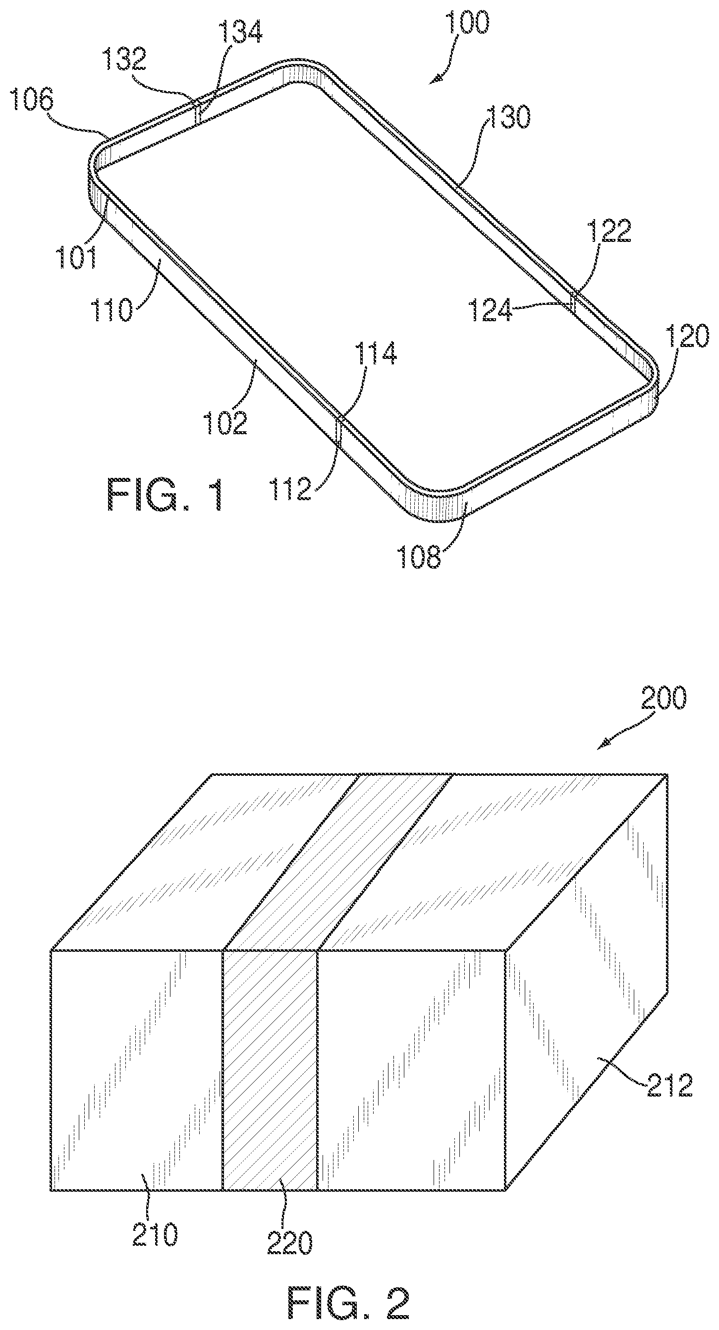 Patent US12174673 Figure 1 – Cosmetic co-removal of material for electronic device surfaces