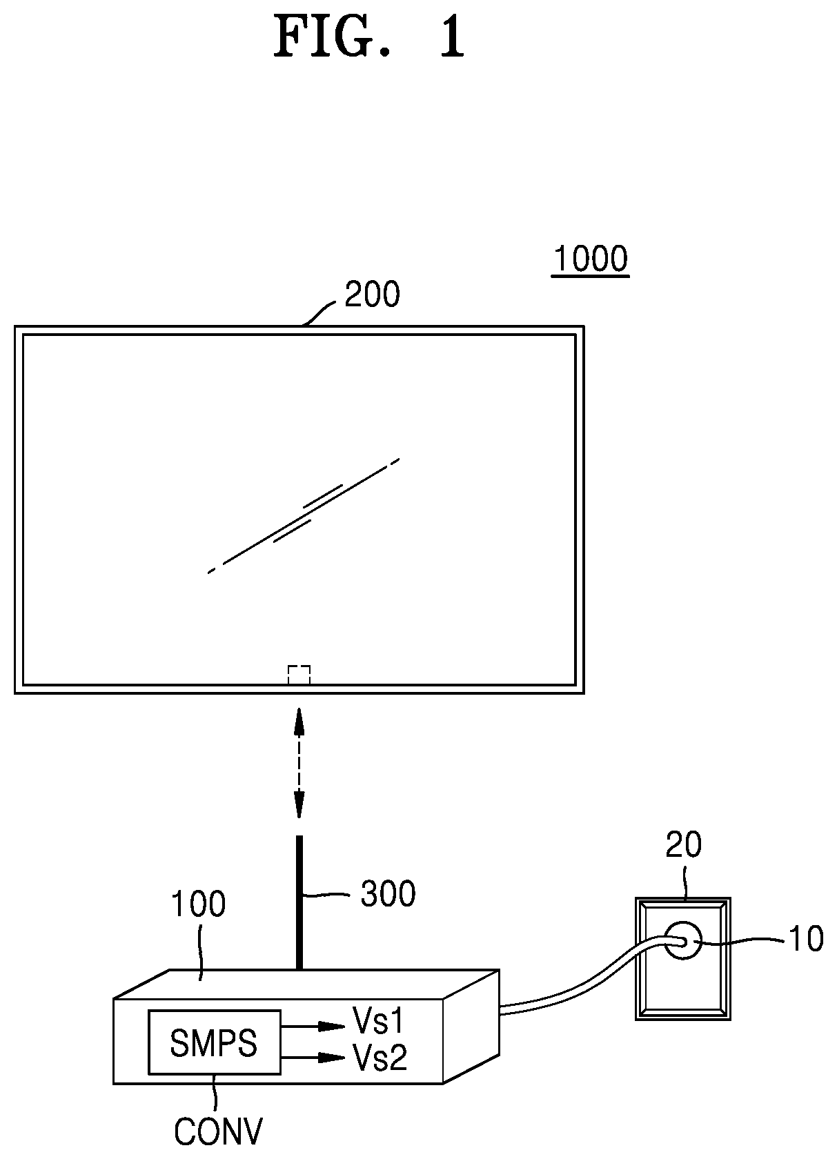 Patent US12174681 Figure 1 – Power supply device and electronic device comprising same