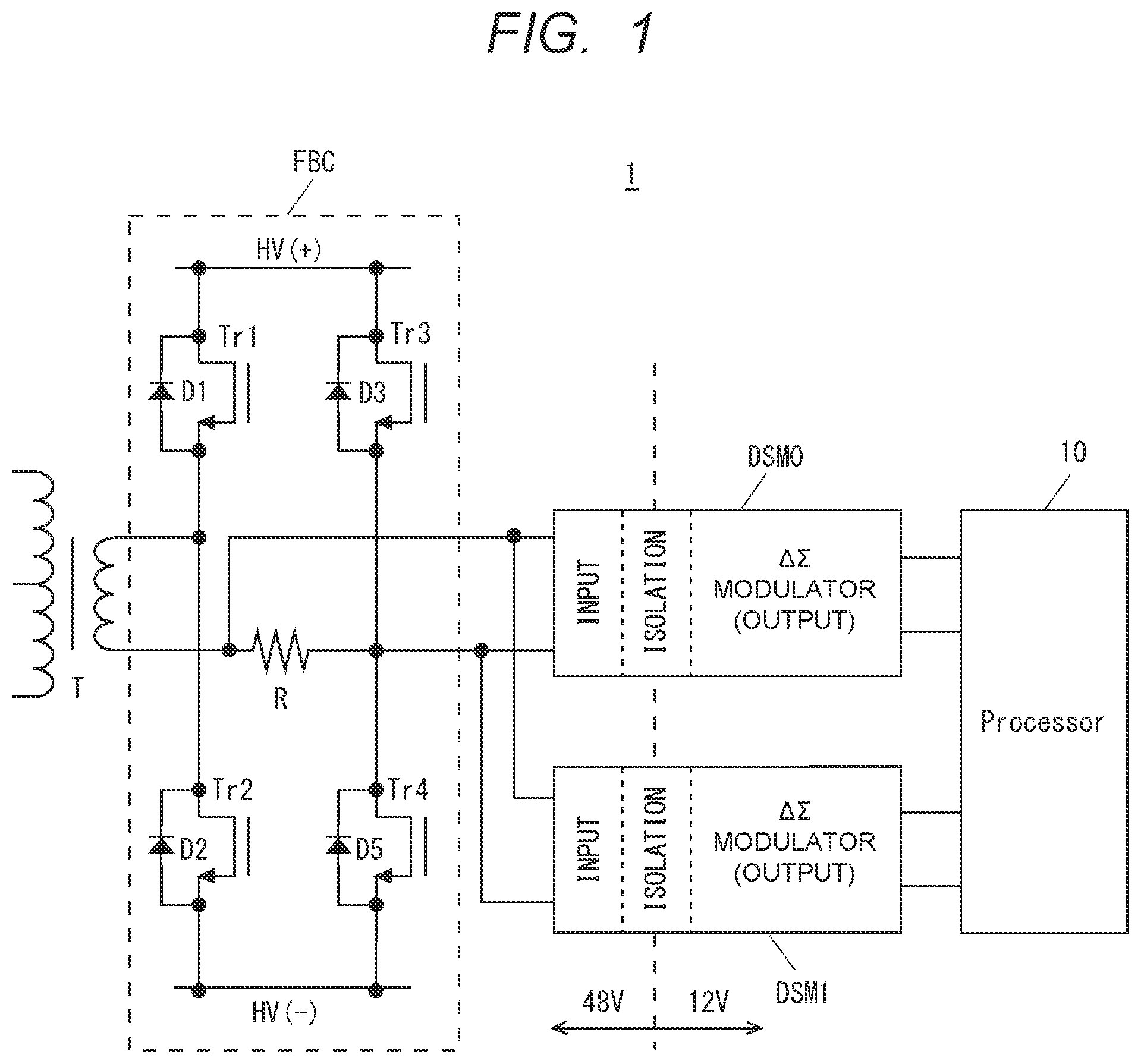 Patent US12174691 Figure 1 – Semiconductor device with failure detection function