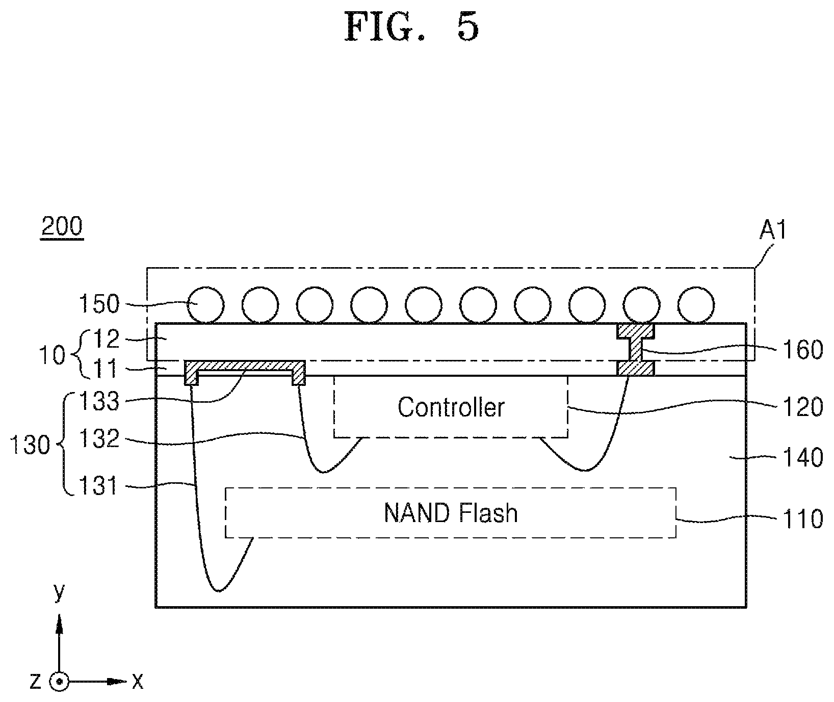 Patent US12174737 Figure 5 – Method for processing memory device