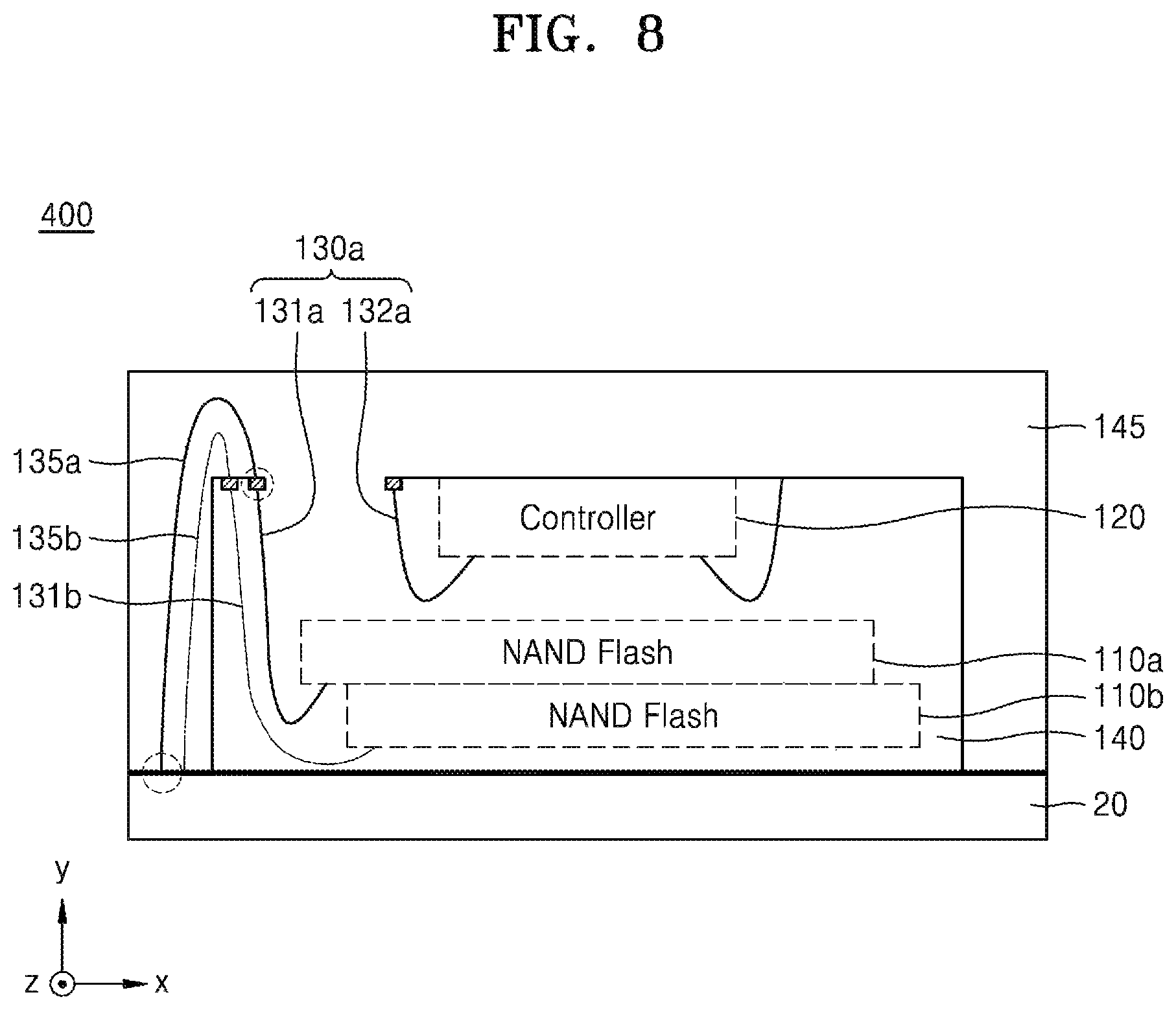Patent US12174737 Figure 8 – Method for processing memory device