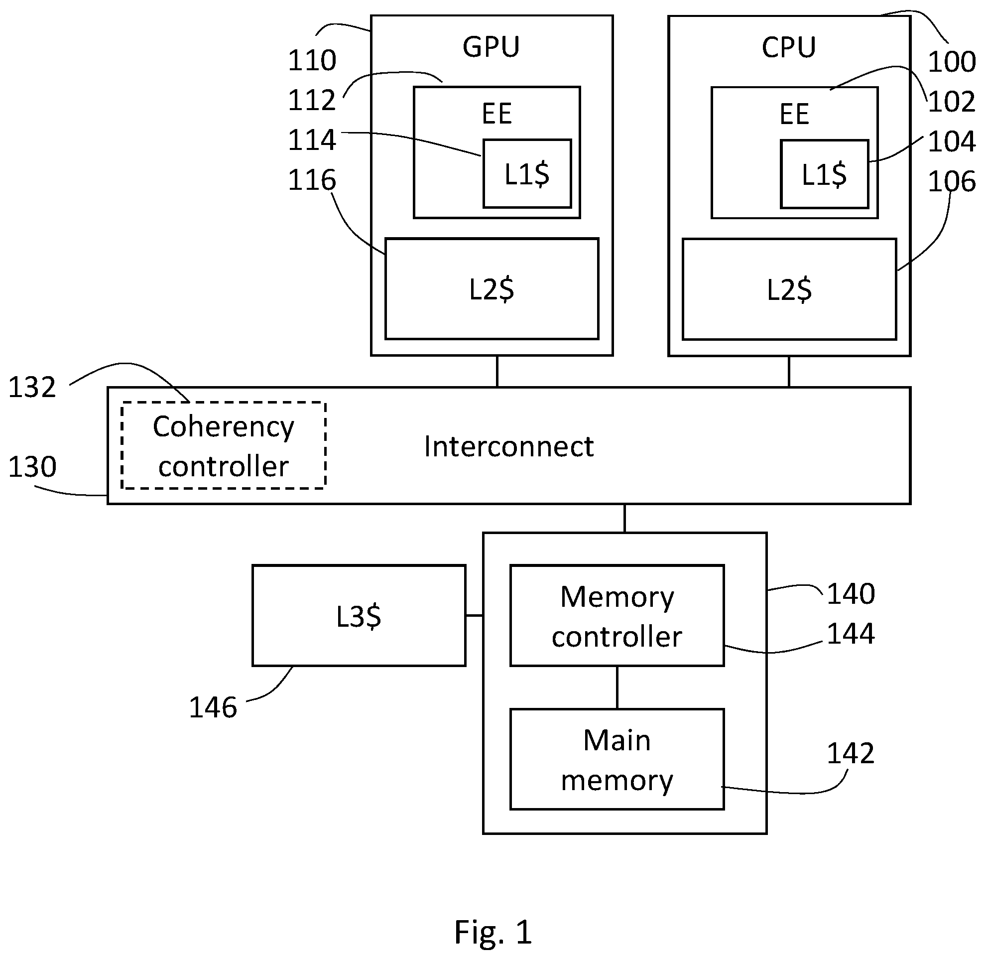 Patent US12174738 Figure 1 – Circuitry and method
