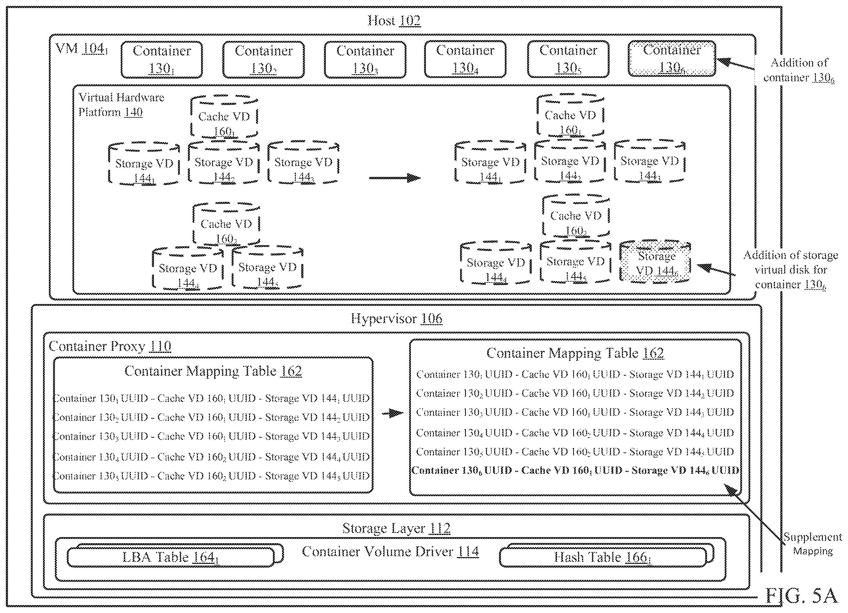 Patent US12174744 Figure 8 – Centralized, scalable cache for containerized applications in a virtualized environment