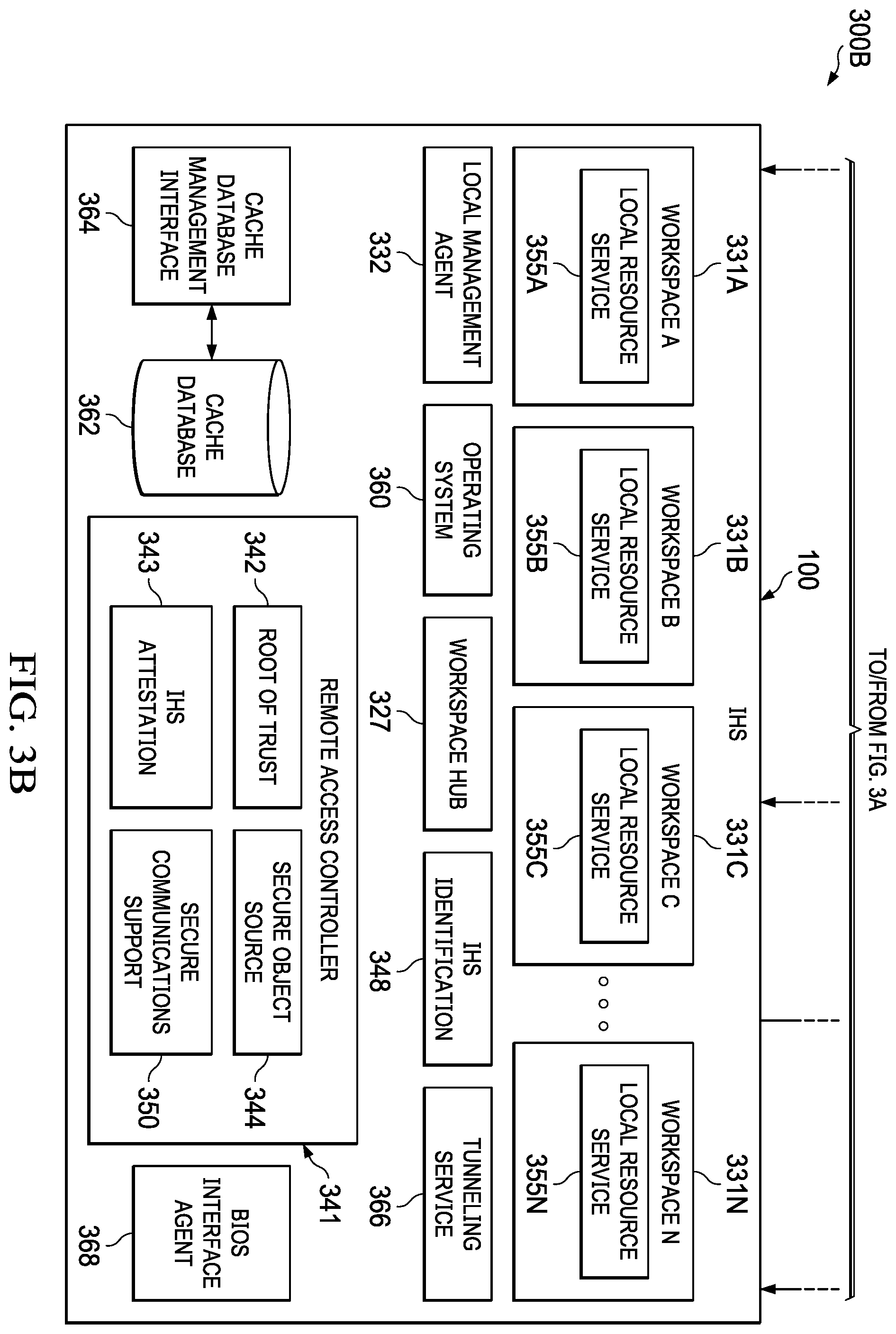 Patent US12174756 Figure 4 – Caching system and method for a workspace environment