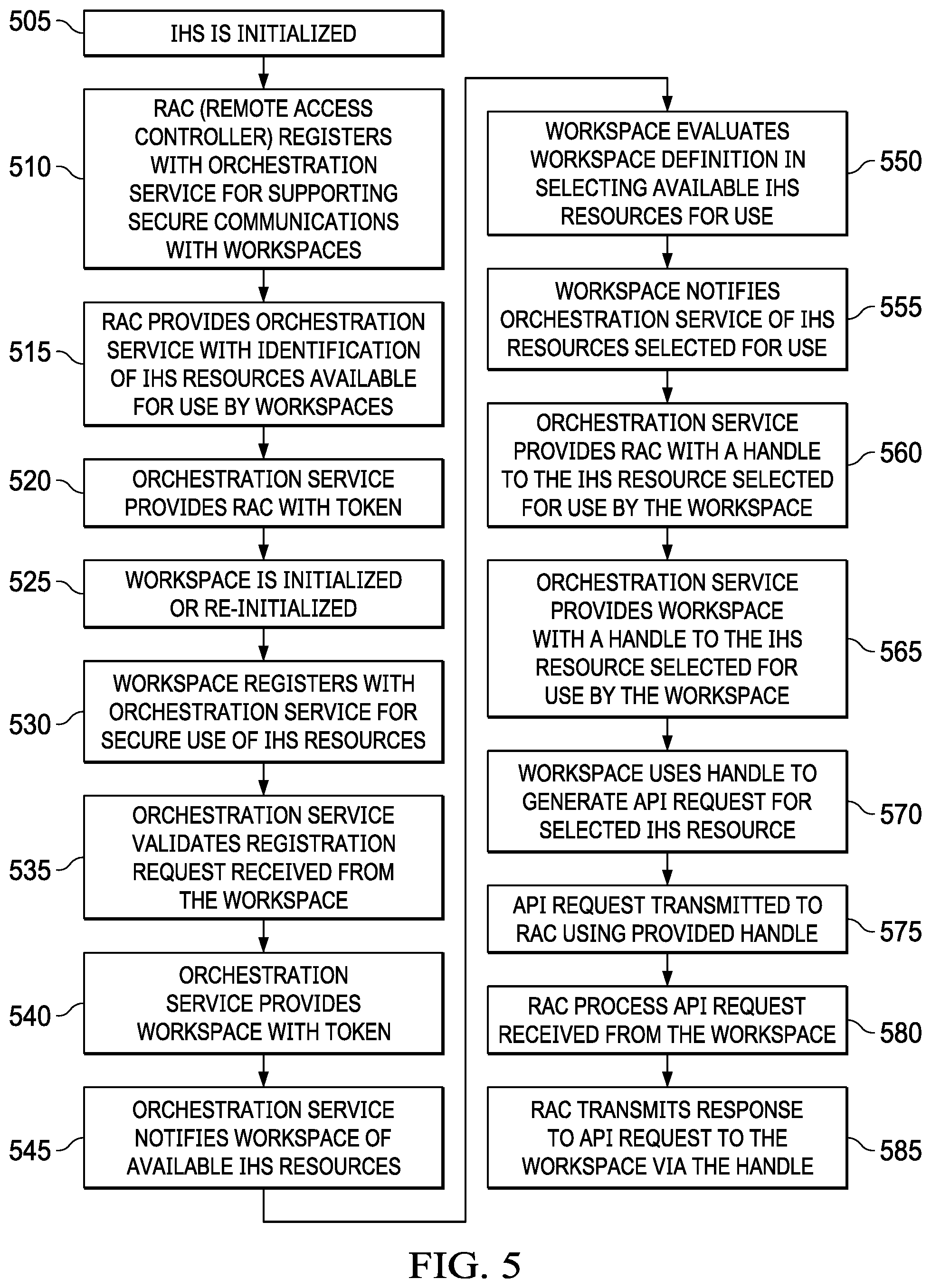 Patent US12174756 Figure 6 – Caching system and method for a workspace environment