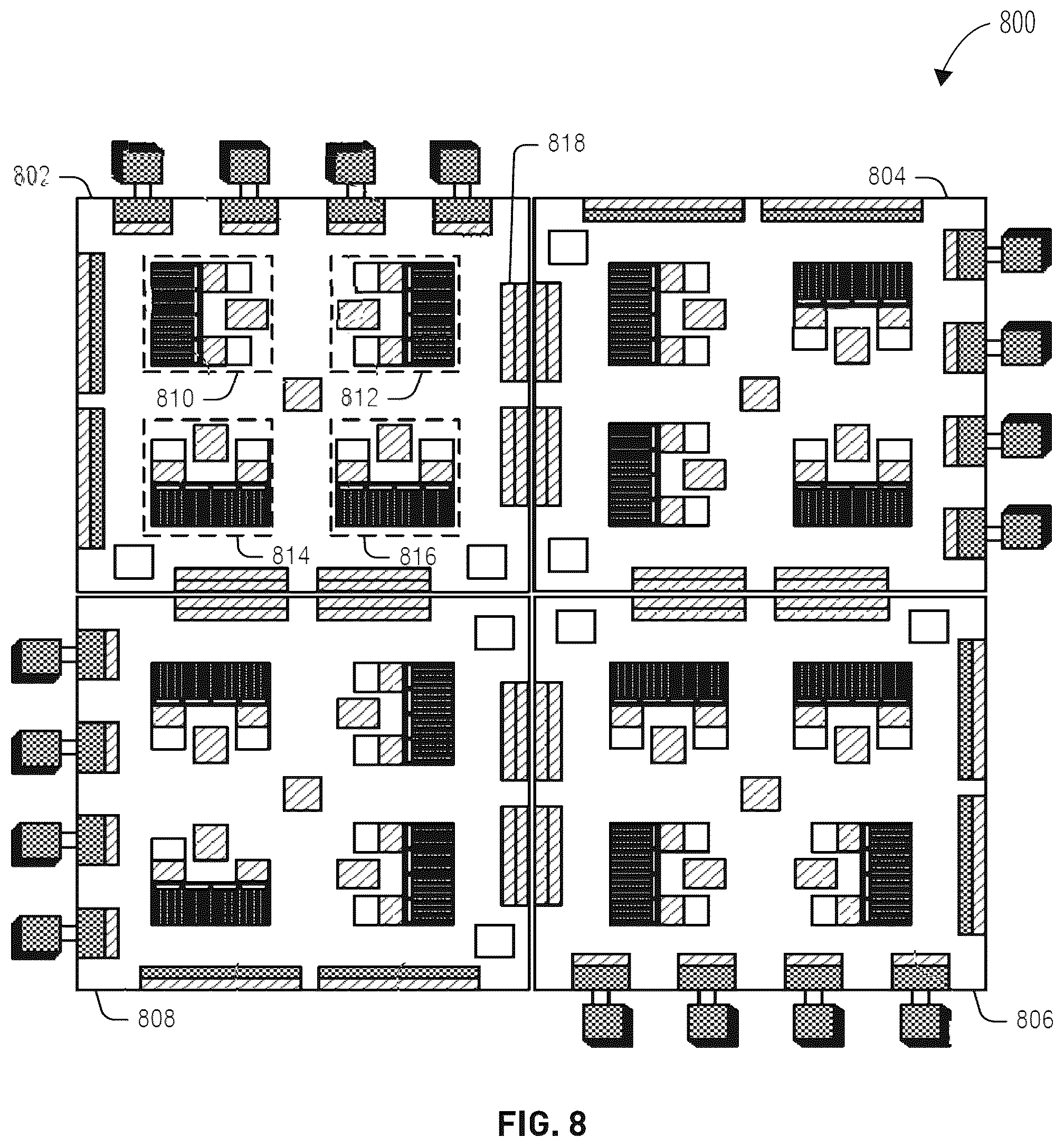 Patent US12174760 Figure 9 – Kernel mapping to nodes in compute fabric