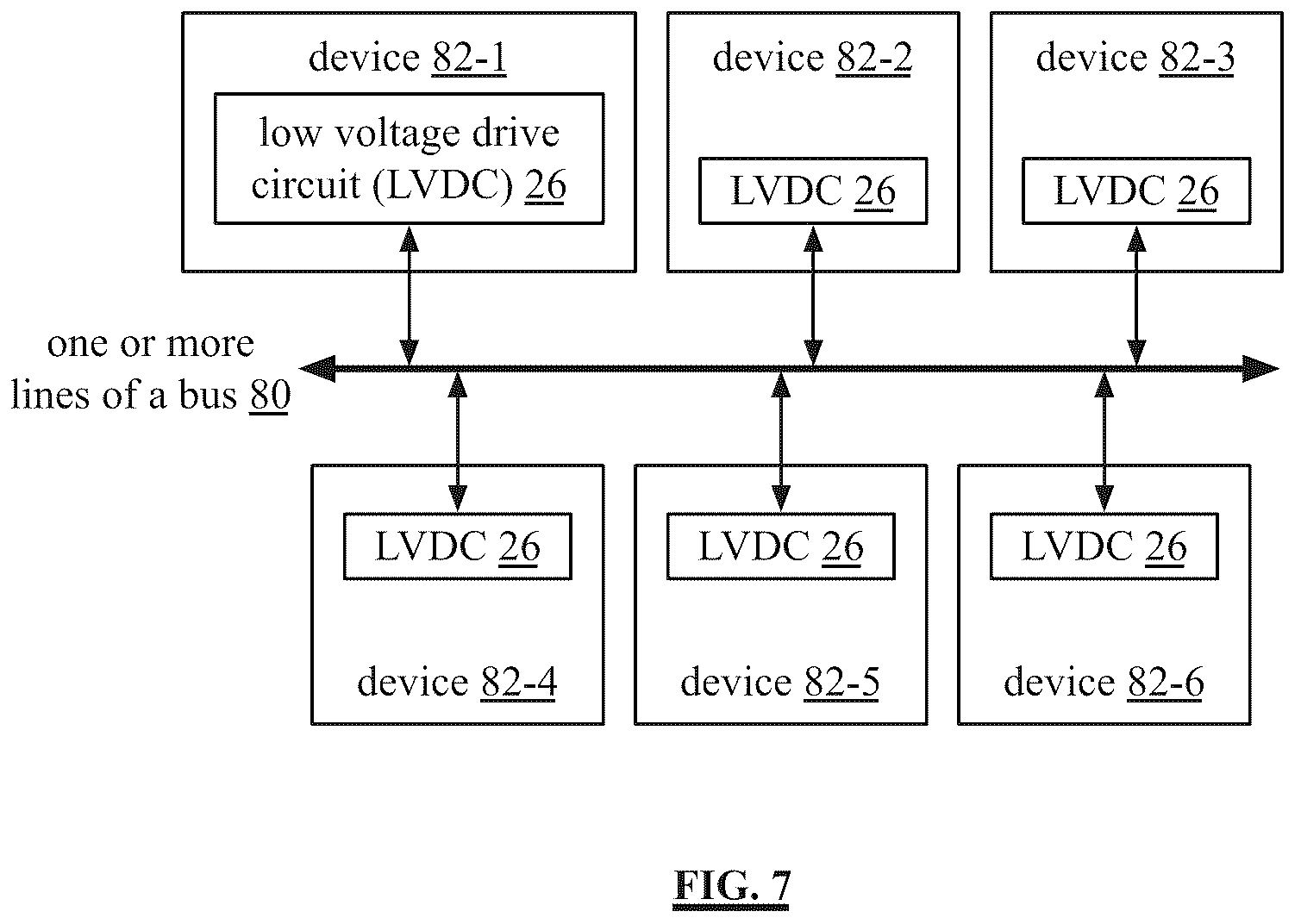 Patent US12174770 Figure 6 – Data conveyance and communication of three or more LVDC enabled devices