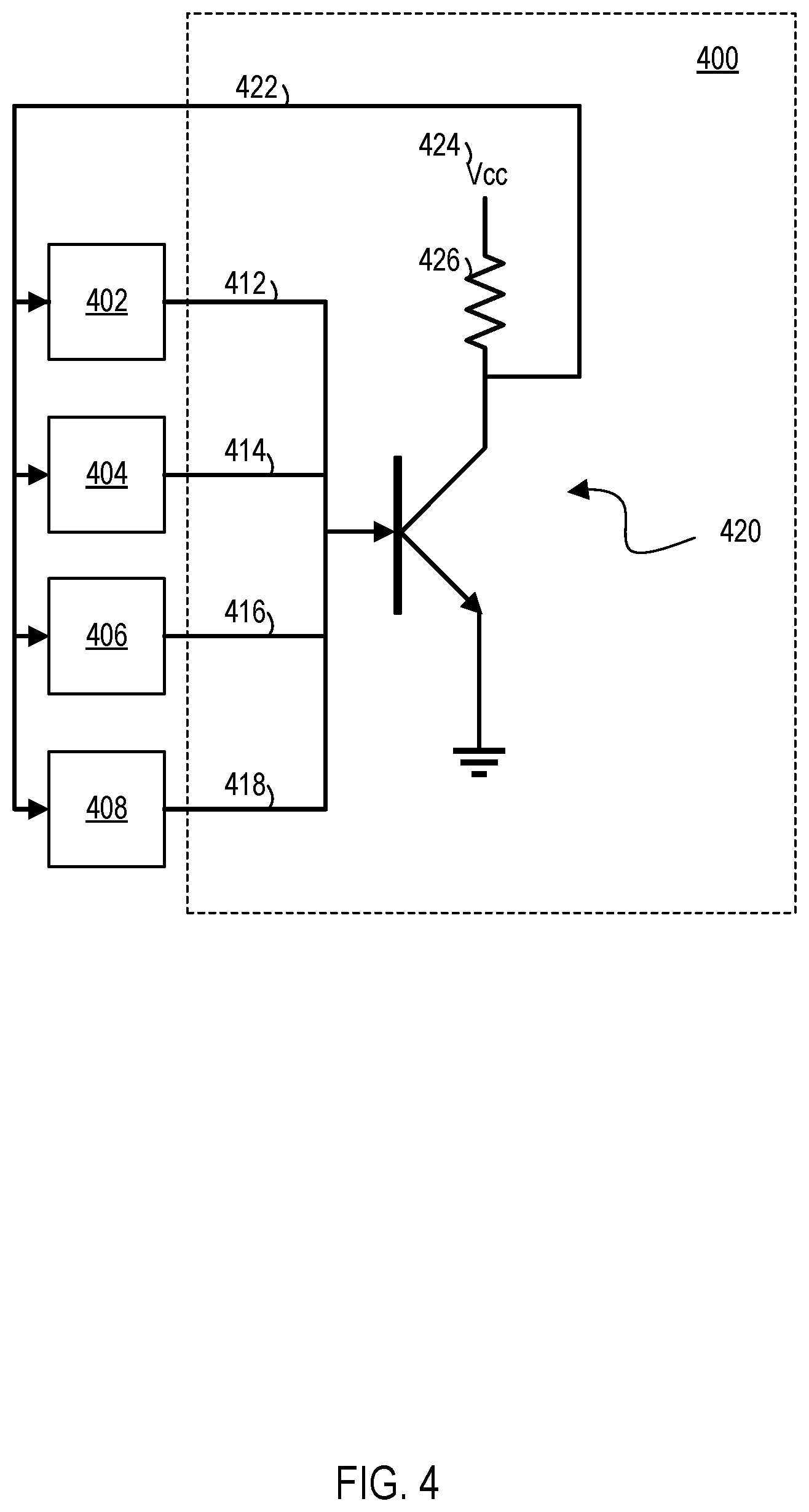 Patent US12174771 Figure 4 – Sharing package pins in a multi-chip module (MCM)