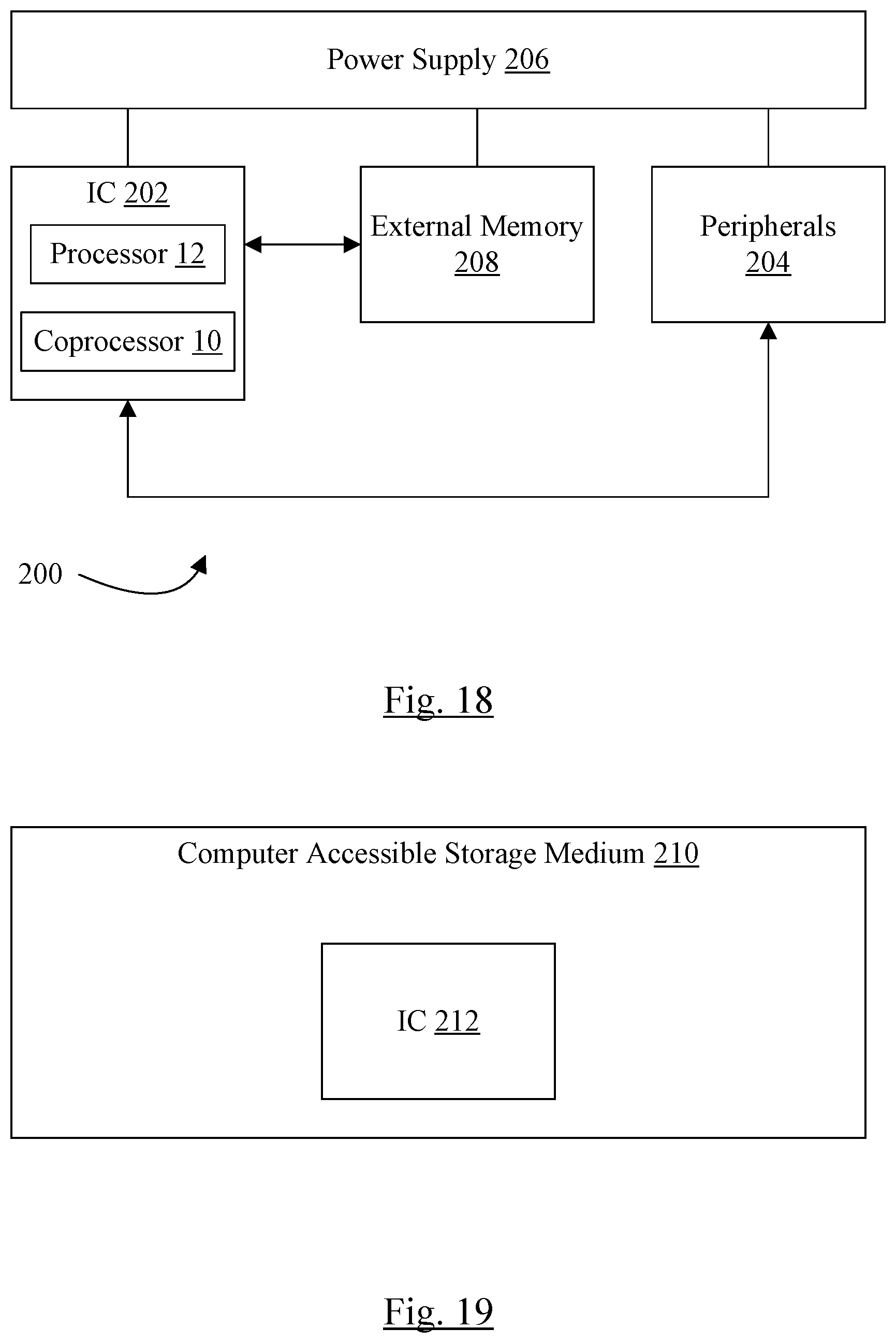 Patent US12174785 Figure 18 – Coprocessors with bypass optimization, variable grid architecture, and fused vector operations