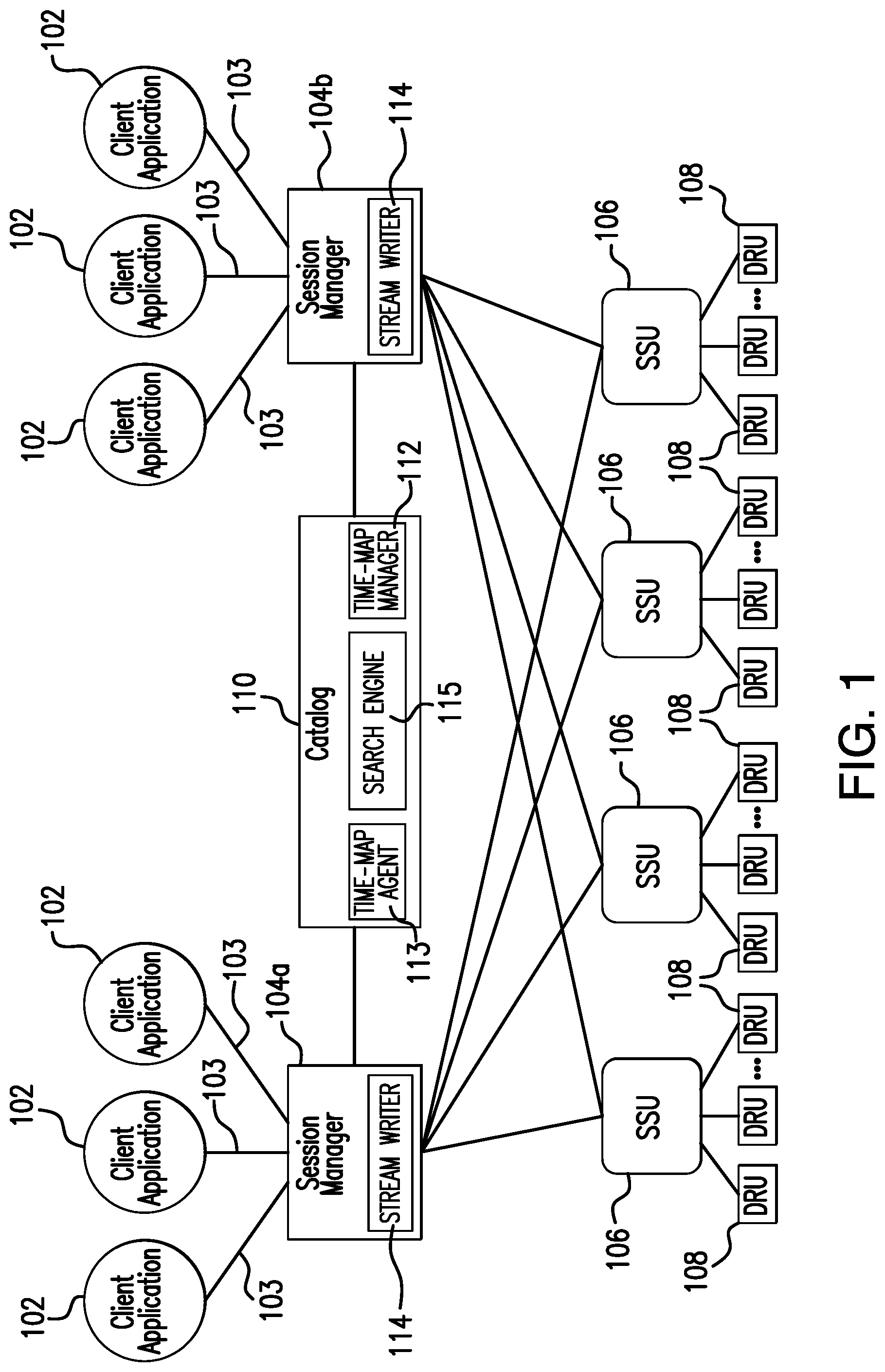 Patent US12174791 Figure 1 – Methods and procedures for timestamp-based indexing of items in real-time storage