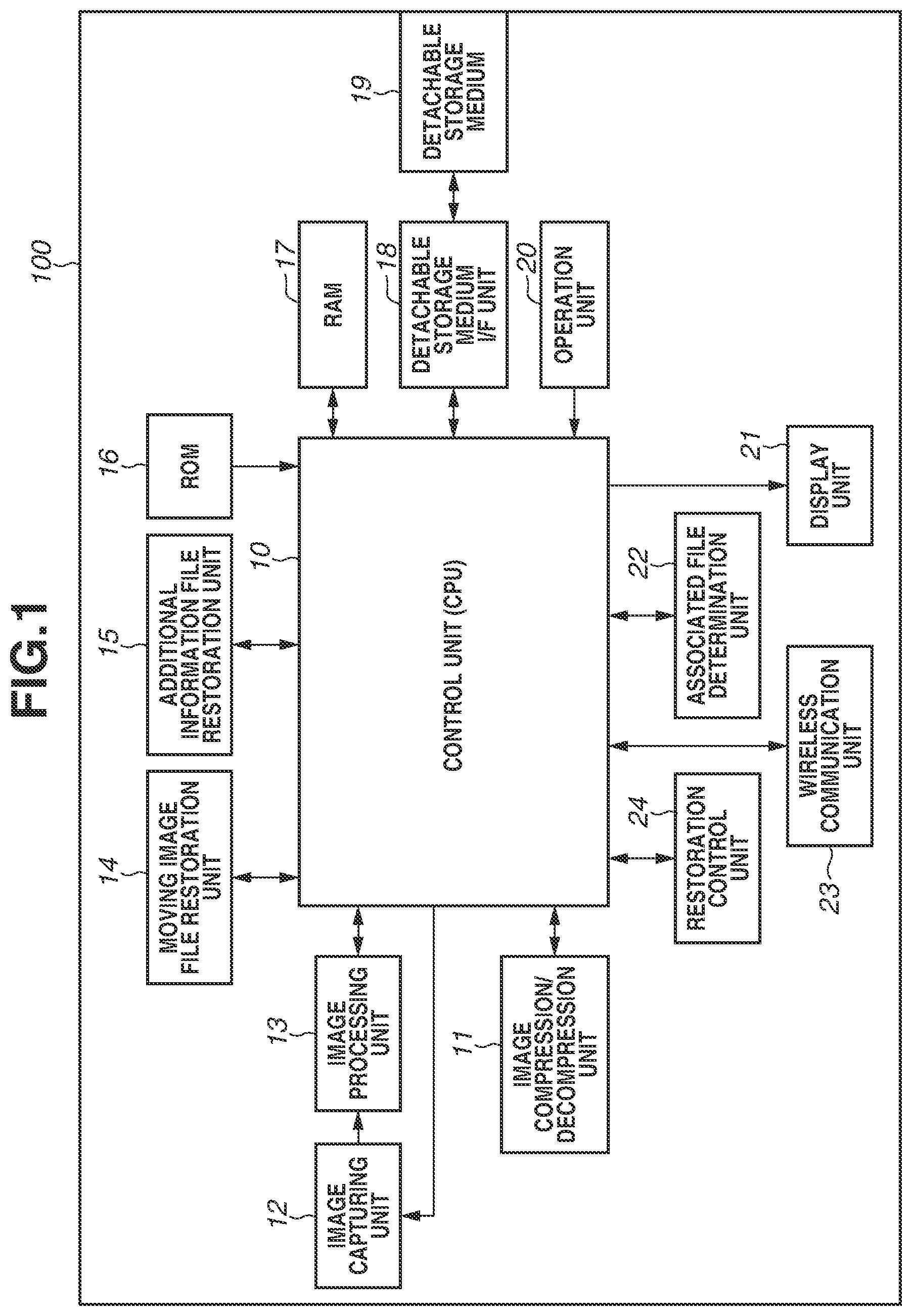Patent US12174794 — Processing apparatus and control method thereof — Figure 1
