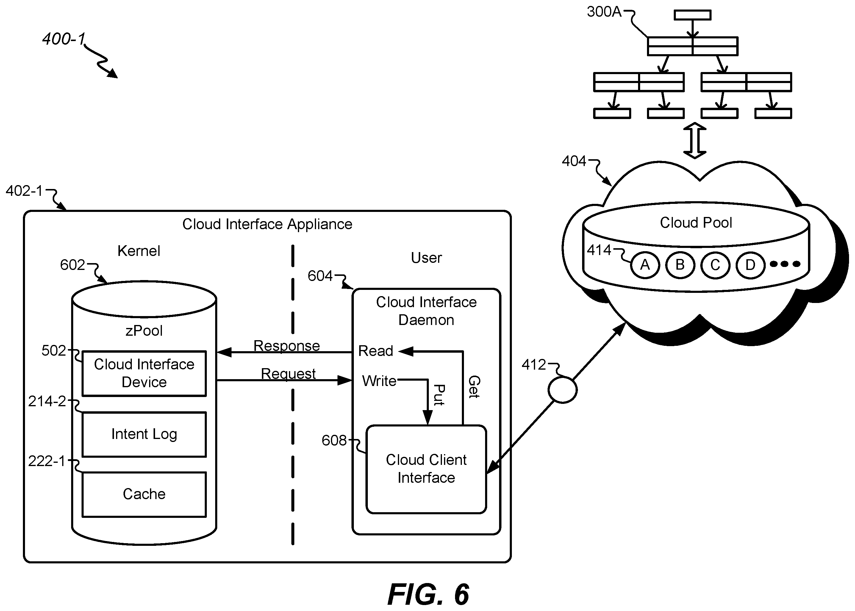 Patent US12174796 Figure 8 – Consistent file system semantics with cloud object storage