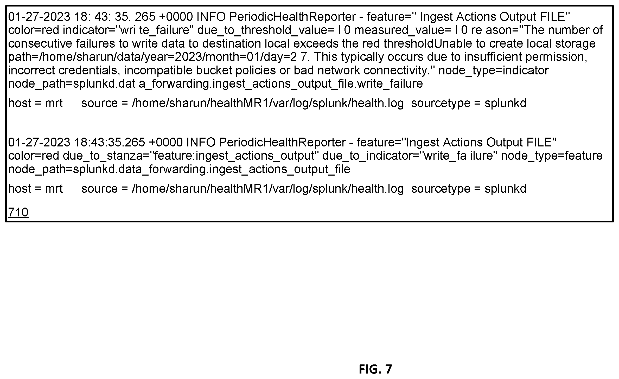Patent US12174797 Figure 8 – Filesystem destinations