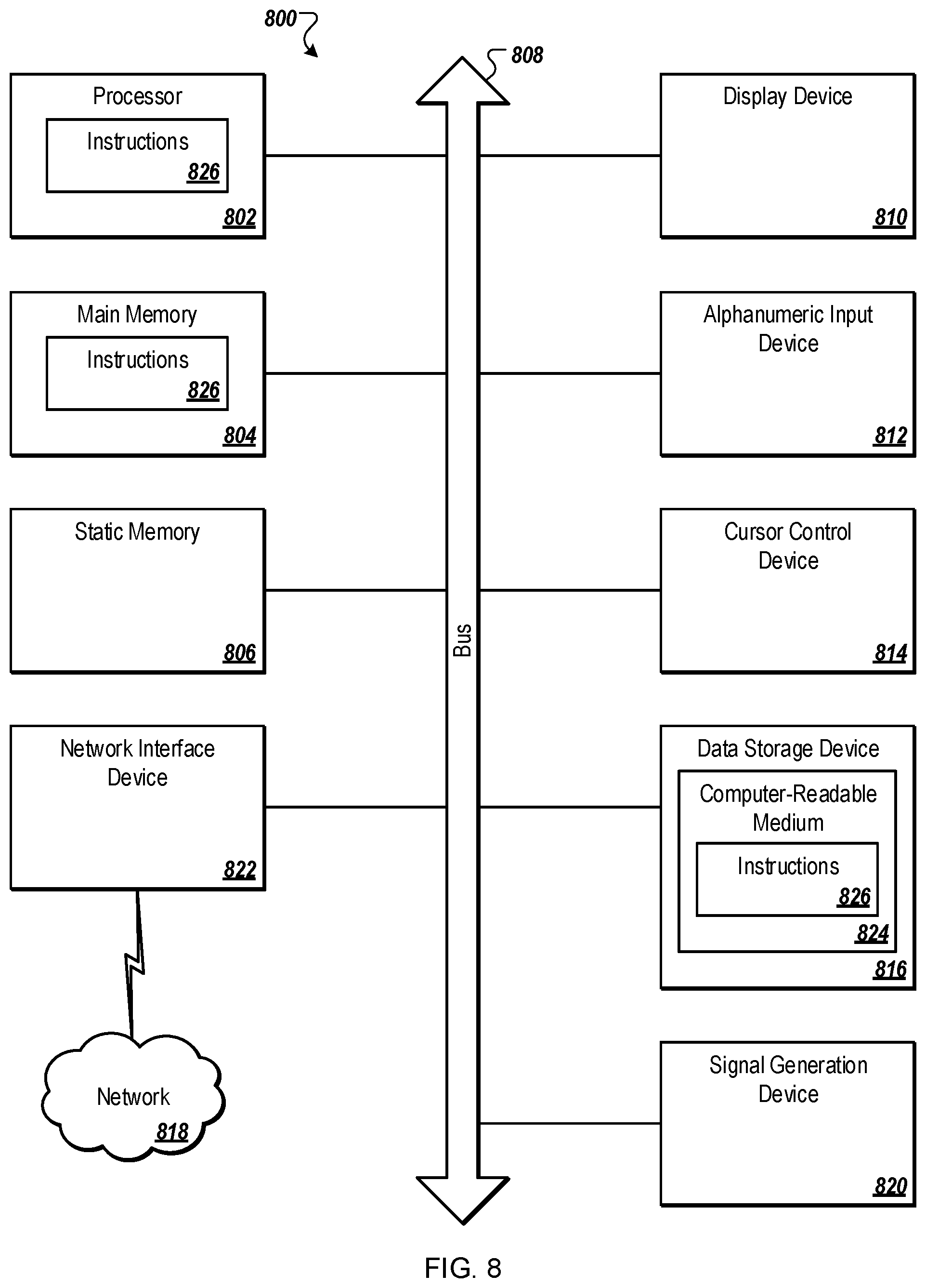 Patent US12174806 Figure 8 – Hashing for deduplication through skipping selected data