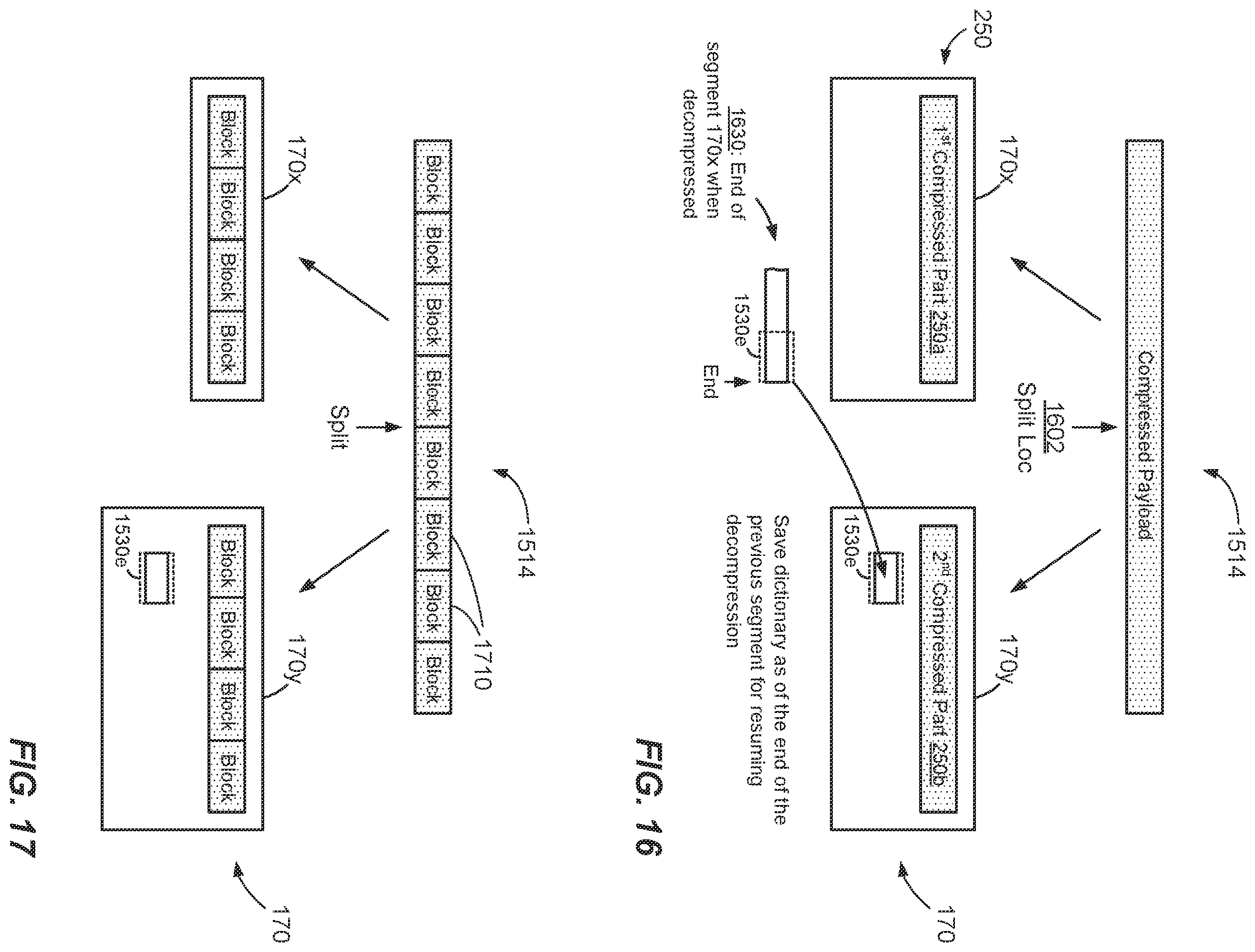 Patent US12174815 Figure 13 – Partitioning, processing, and protecting compressed data