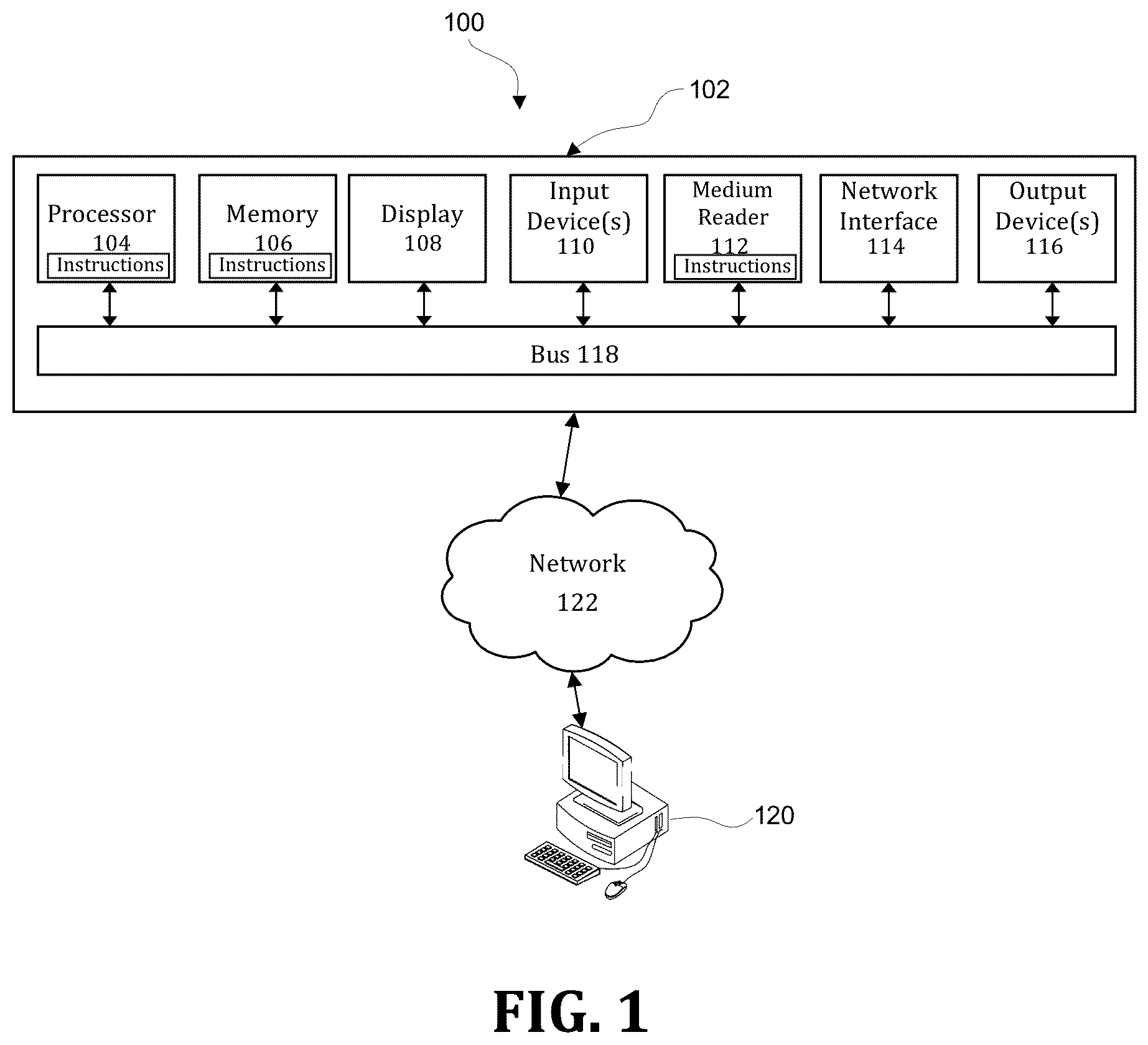 Patent US12174816 — Method and system for utilizing a de-normalized master table structure for the processing of subscriptions — Figure 1