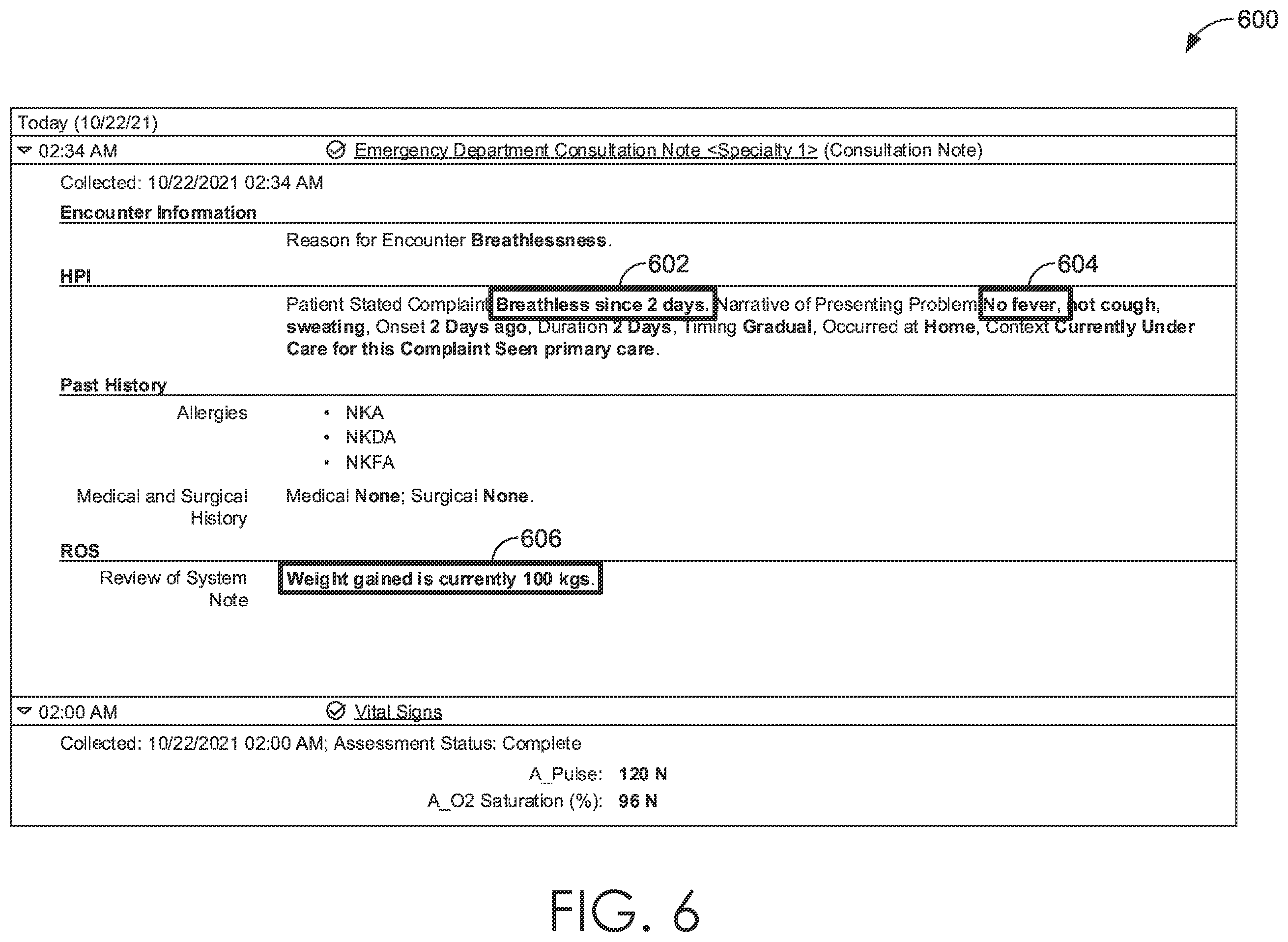Patent US12174821 Figure 6 – Curation of data from disparate records