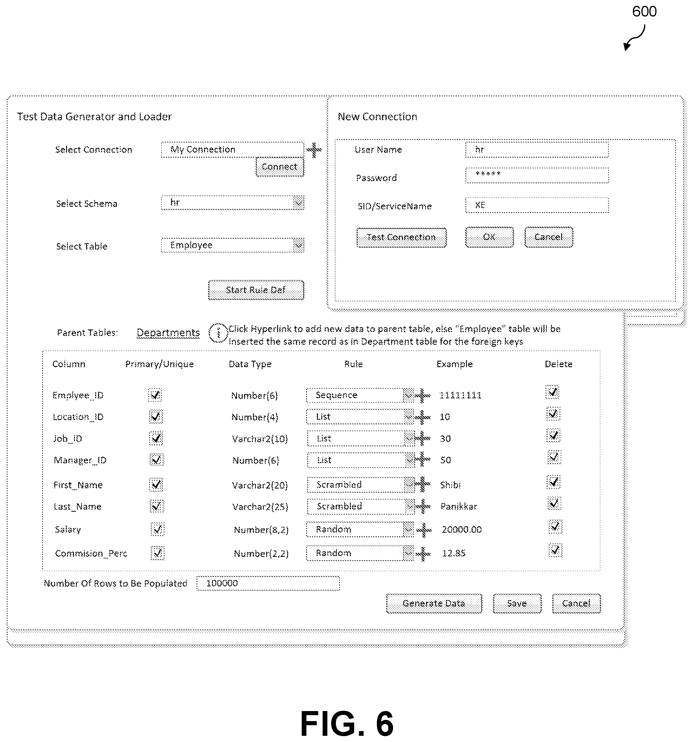 Patent US12174832 Figure 7 – Intelligent data simulator for performance testing
